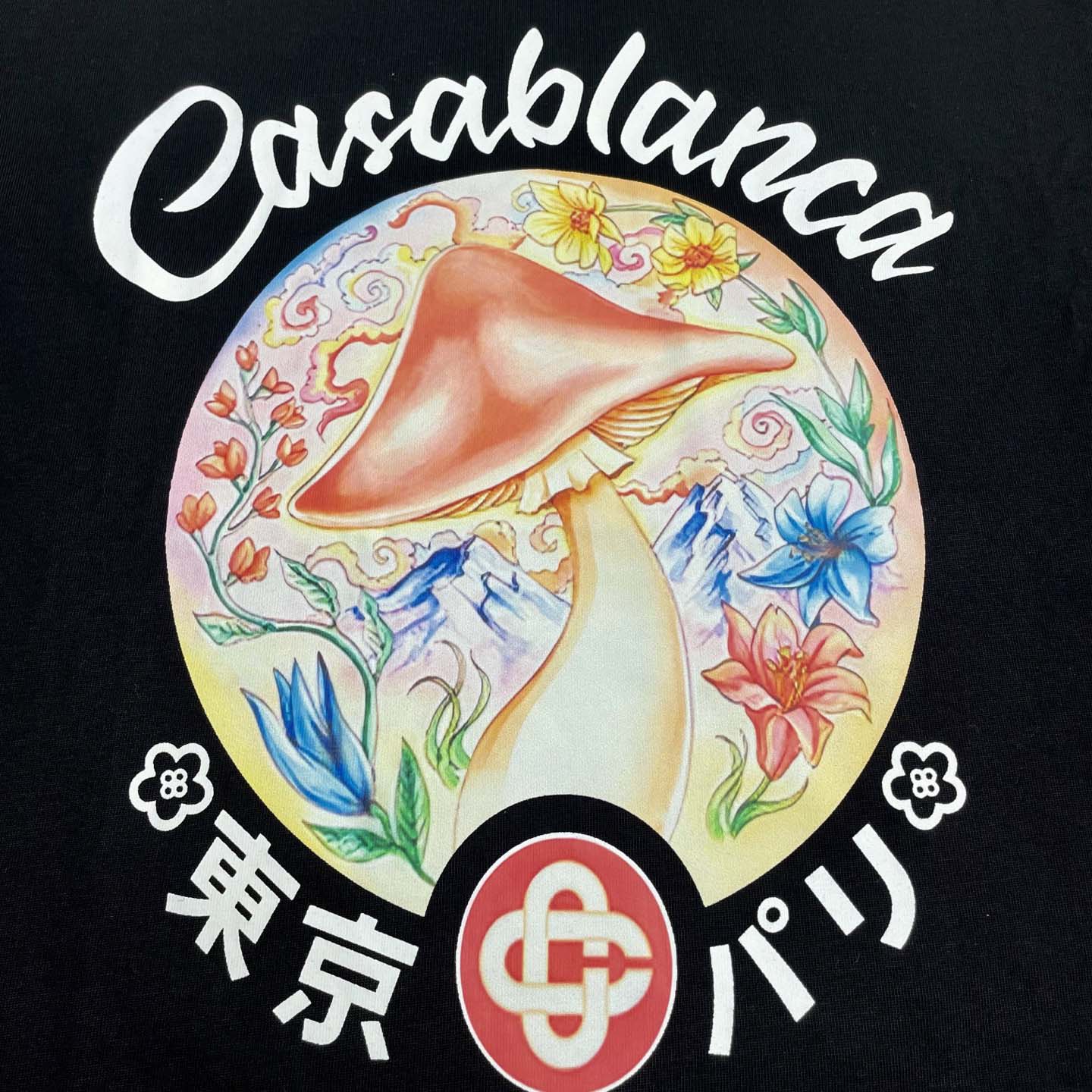 Casablanca Organic-cotton T-shirt   C1060 - DesignerGu