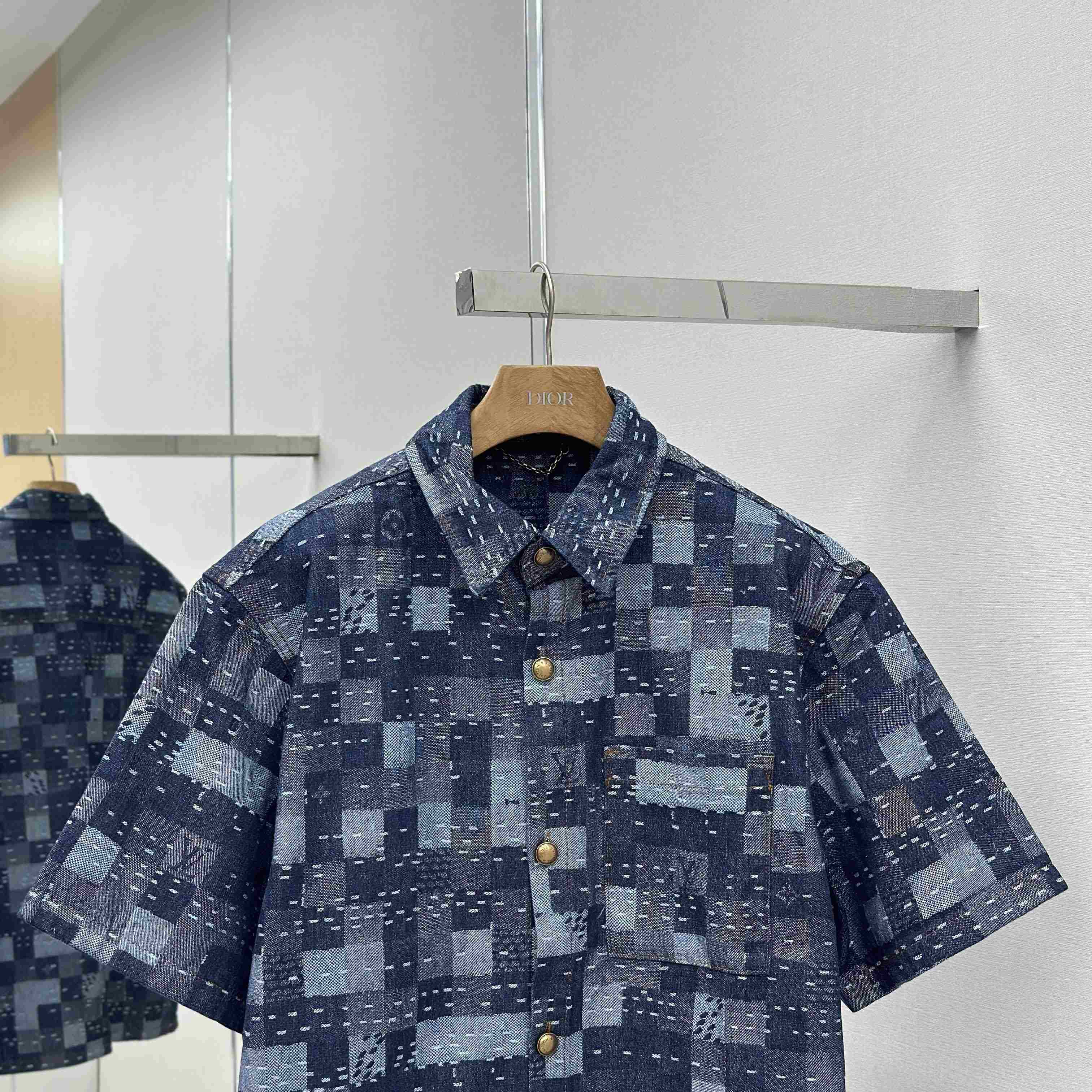 Louis Vuitton x Nigo Denim Shirts - DesignerGu