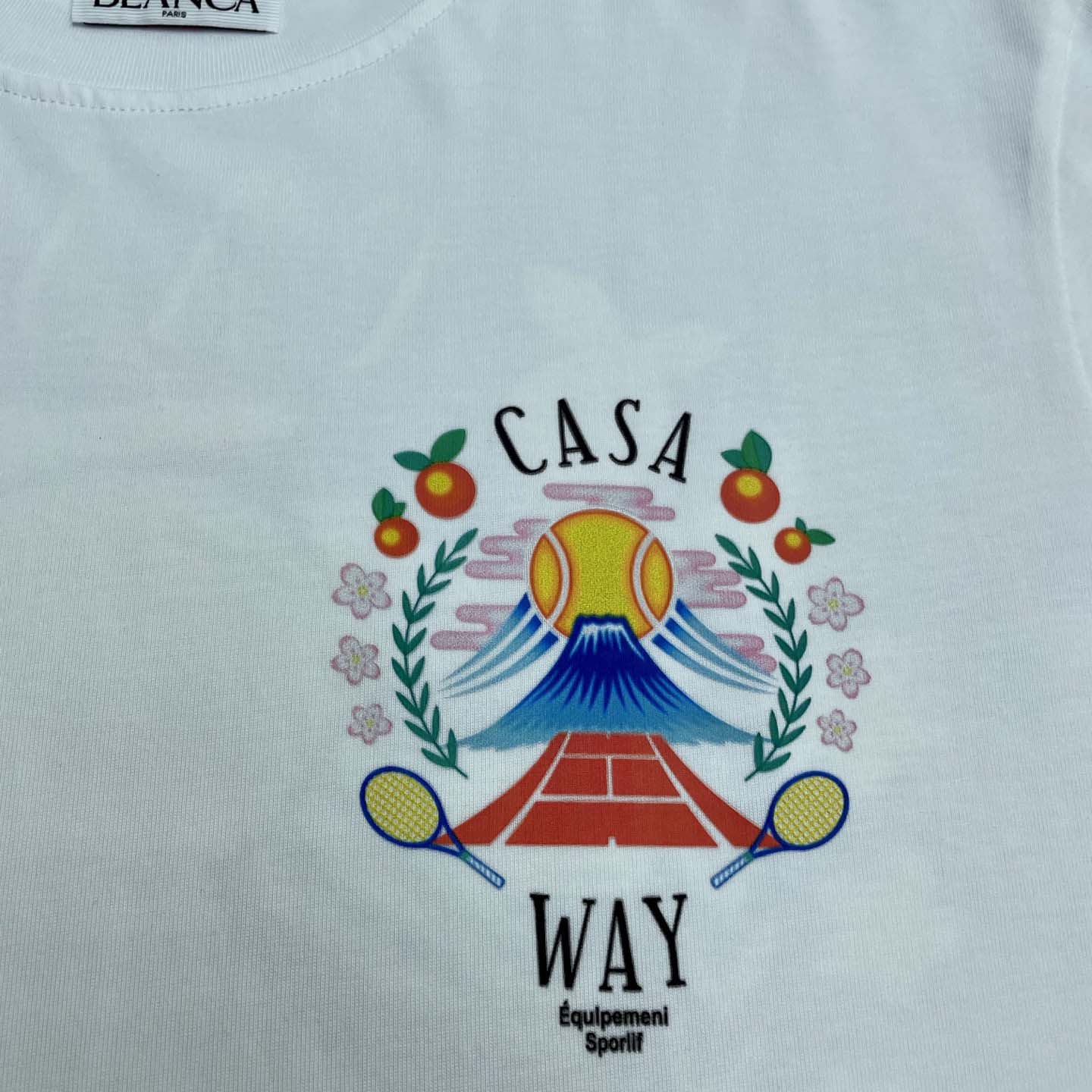 Casablanca Casa Way Mountain Short Sleeve T-Shirt   C1032 - DesignerGu