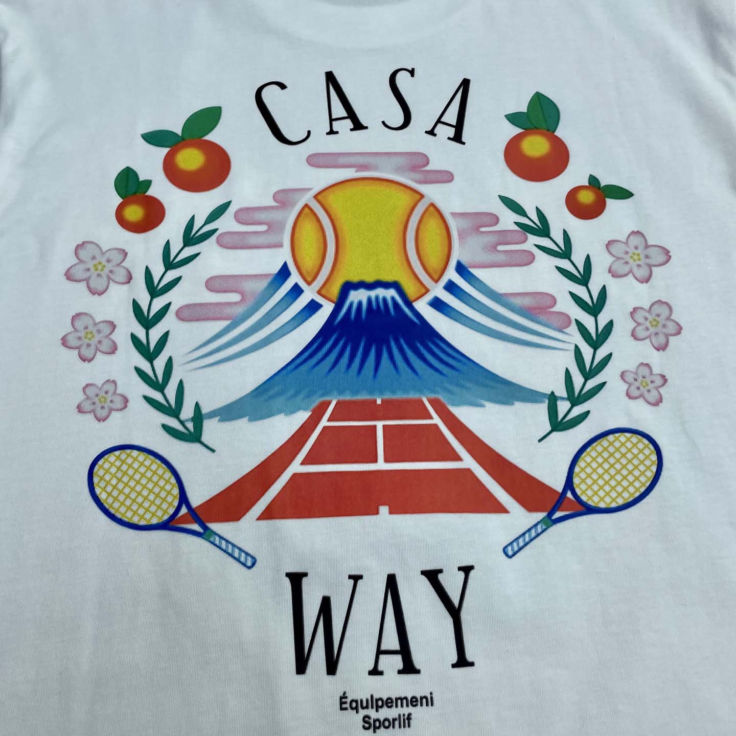 Casablanca Casa Way Mountain Short Sleeve T-Shirt   C1032 - DesignerGu