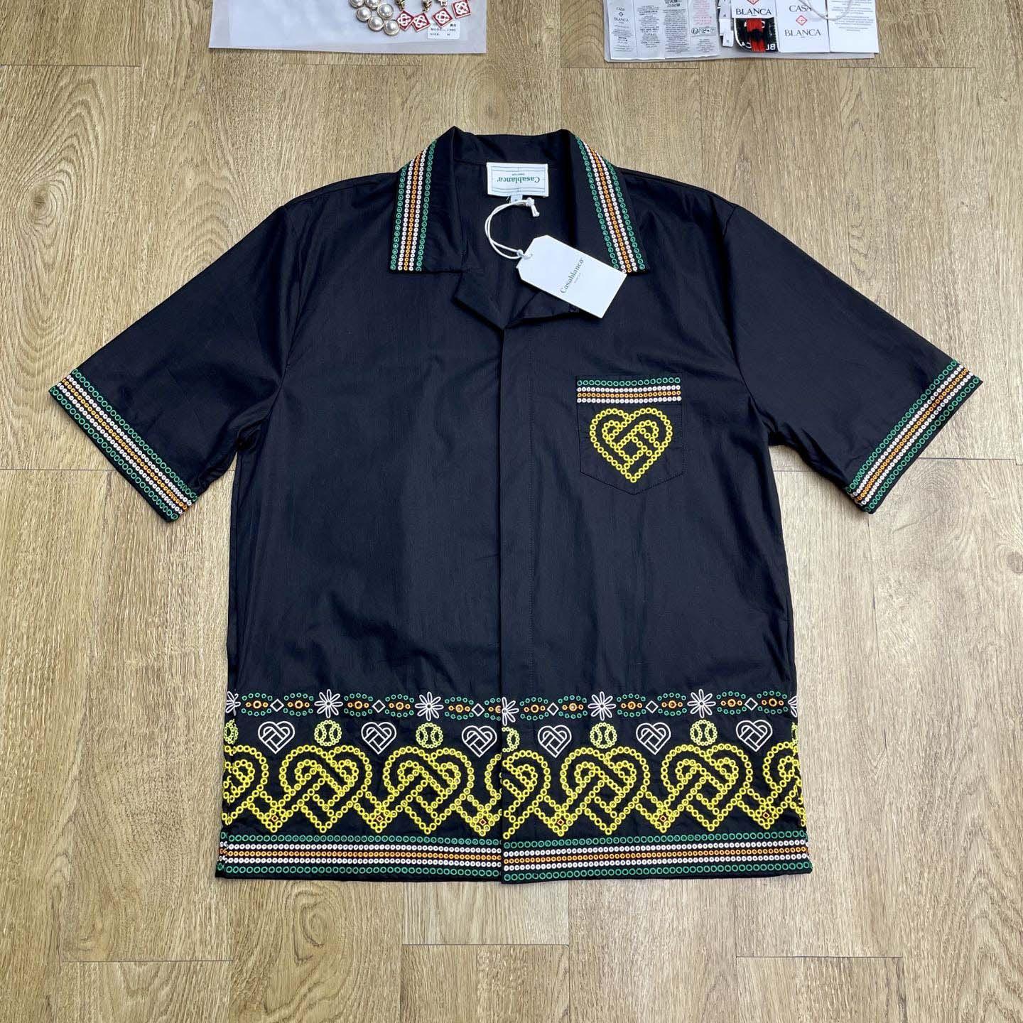 Casablanca Gradient Heat Broderie-anglaise Shirt      CA3544 - DesignerGu