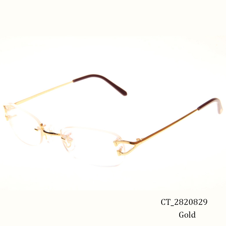 Cartier CT 2820829 Eyeglasses In Gold - DesignerGu