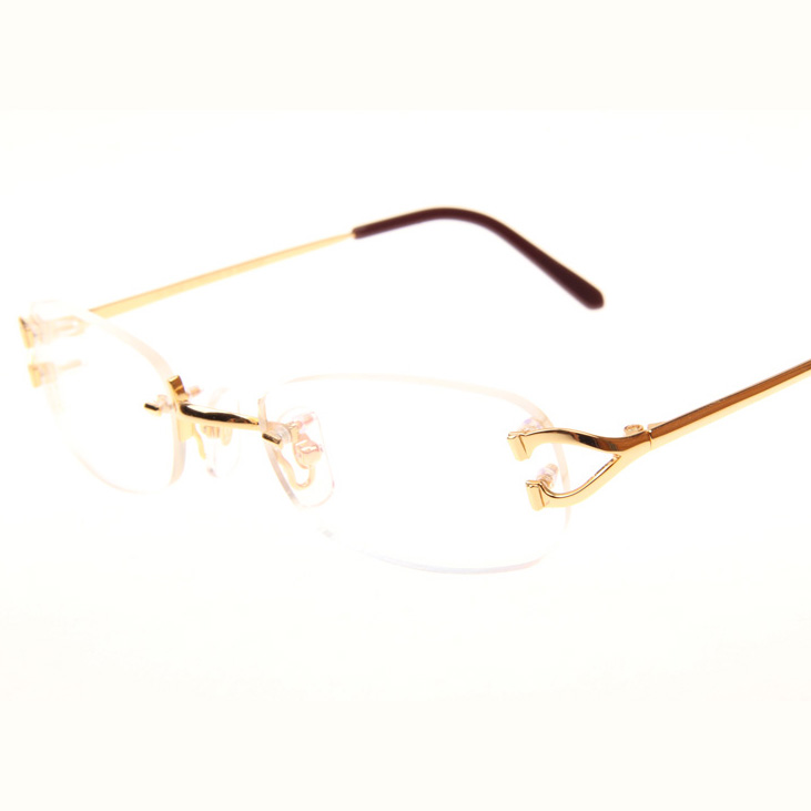 Cartier CT 2820829 Eyeglasses In Gold - DesignerGu