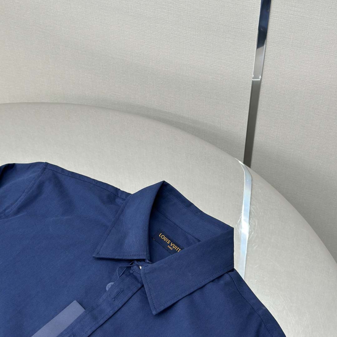 Louis Vuitton Printed Signature Long- Sleeved Shirt   1AIMIR - DesignerGu