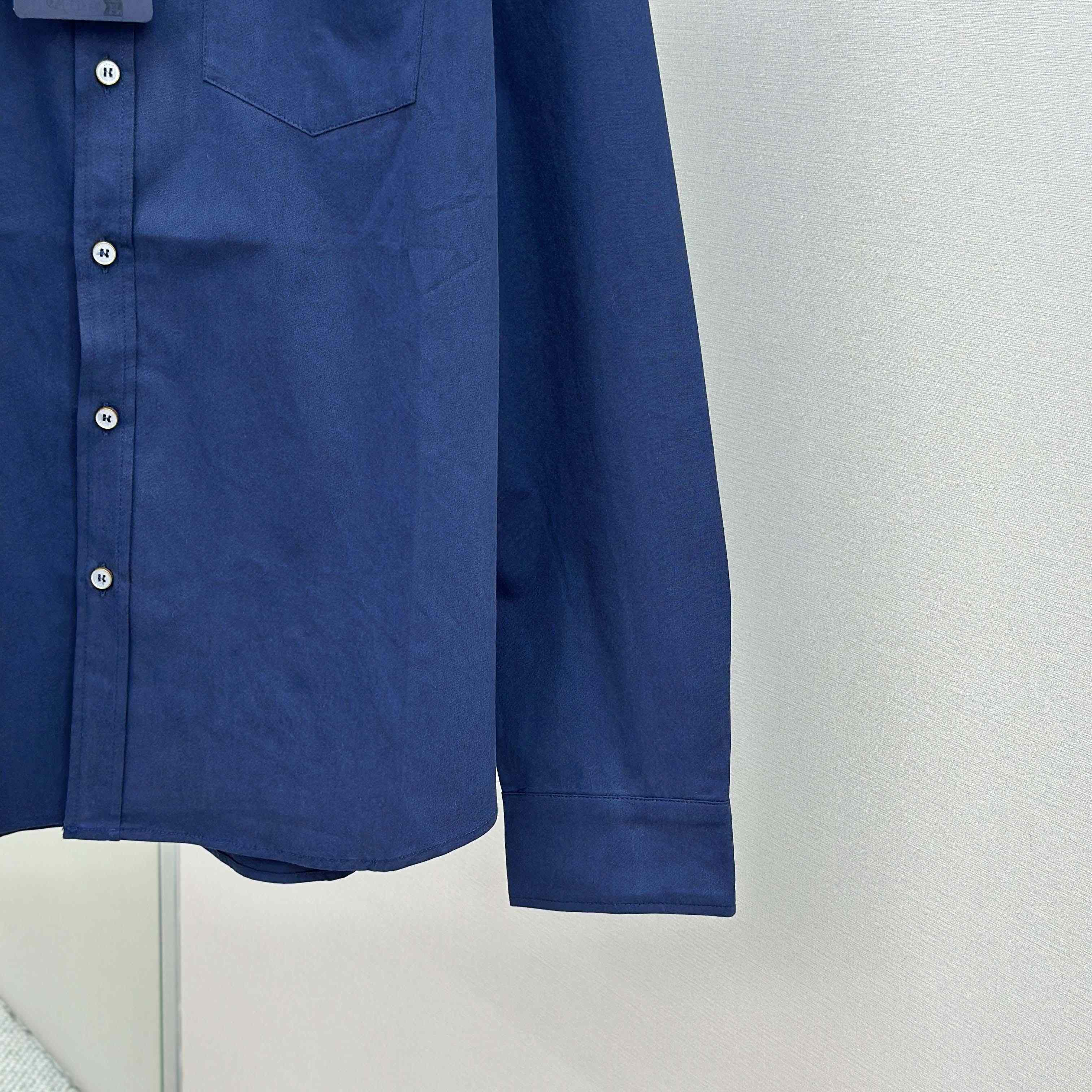 Louis Vuitton Printed Signature Long- Sleeved Shirt   1AIMIR - DesignerGu