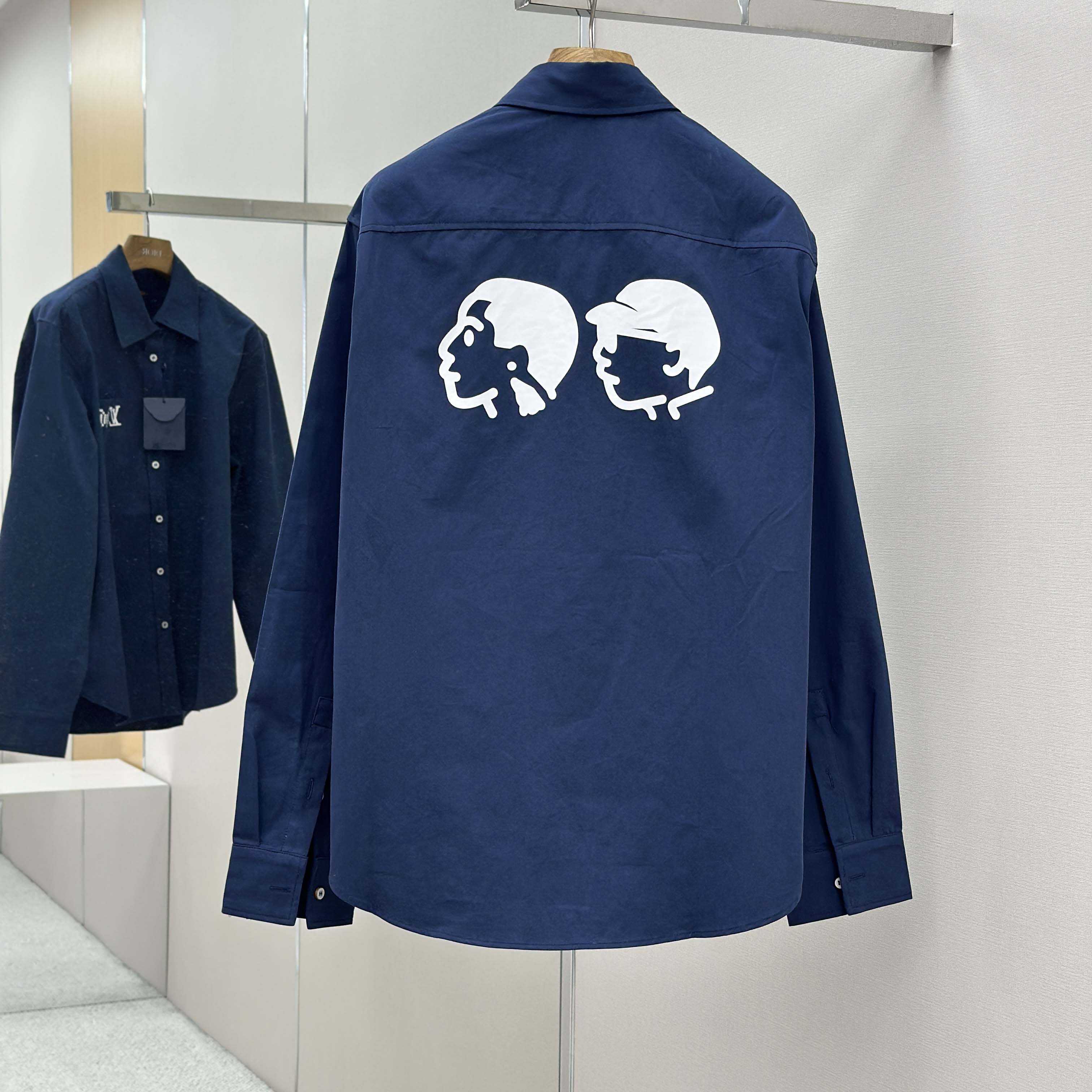 Louis Vuitton Printed Signature Long- Sleeved Shirt   1AIMIR - DesignerGu