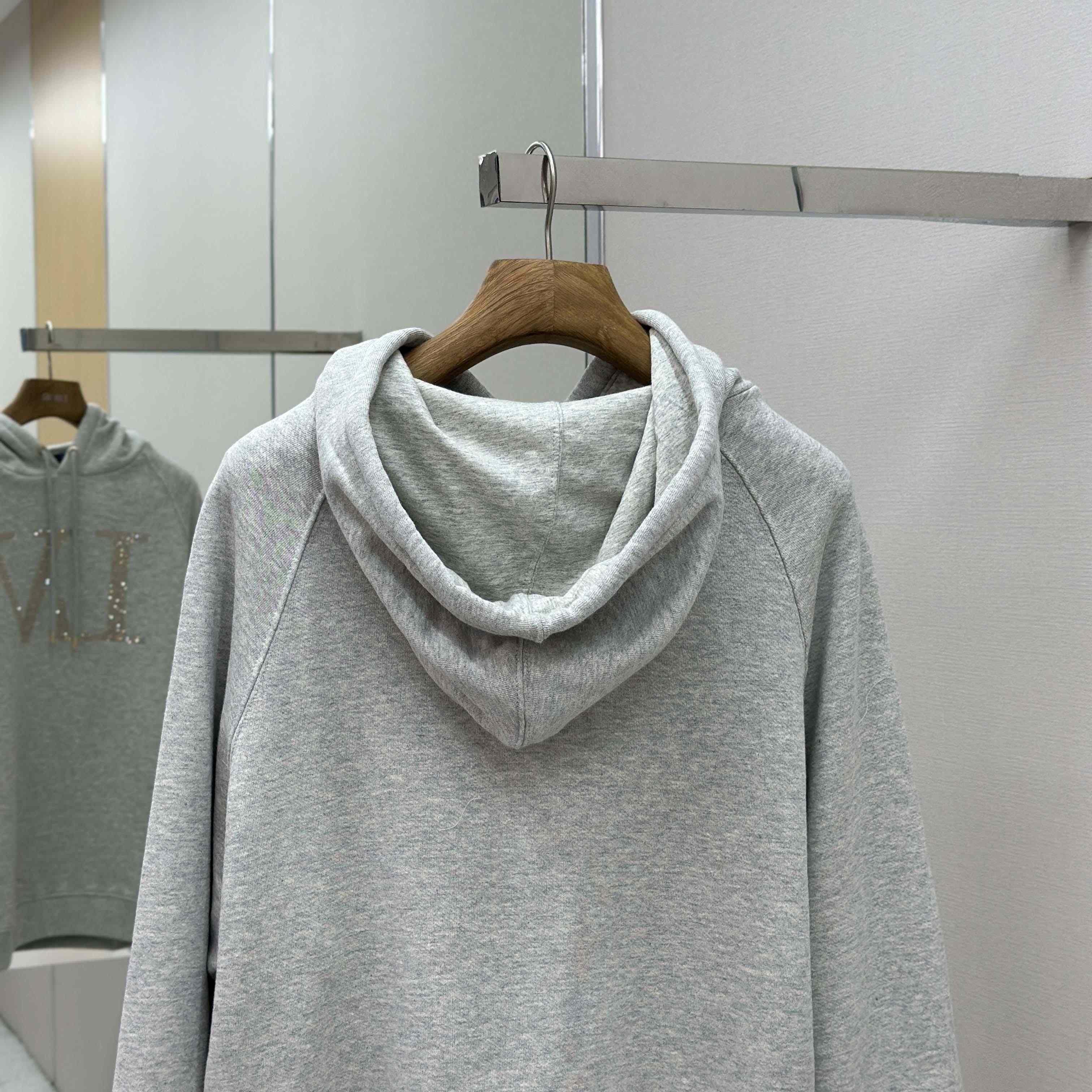 Louis Vuitton Rhinestone Signature Hoodie   1AIBLF - DesignerGu