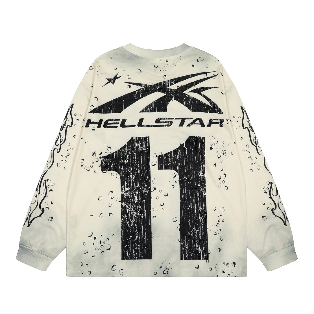 Hellstar Studios Moto Cross Longsleeve T-Shirt  - DesignerGu