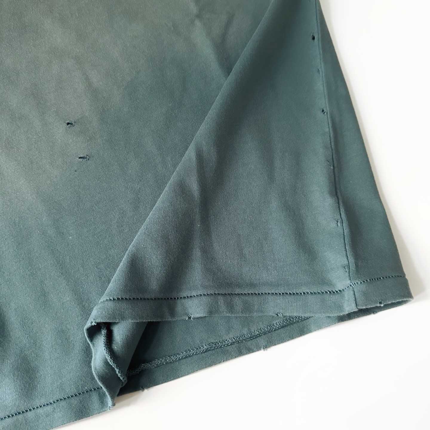 Enfants Riches Déprimés Classic Logo Long-Sleeve T-Shirt 'Stained Blue' - DesignerGu