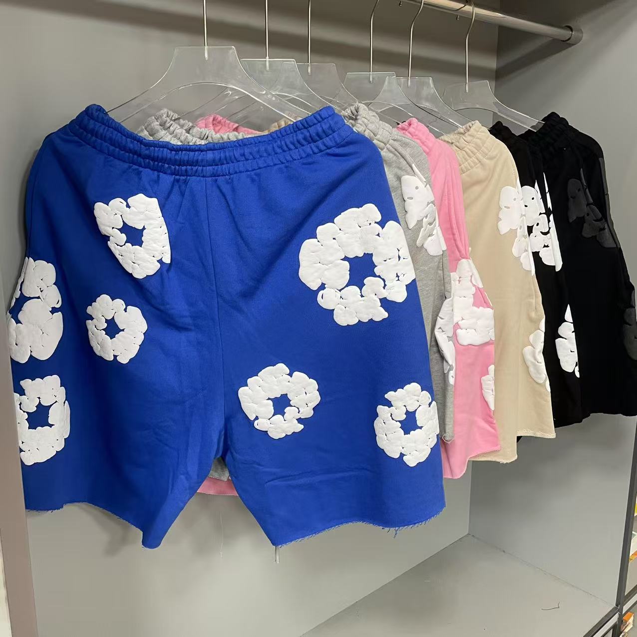 Denim Tears Cotton Wreath Sweatshorts - DesignerGu