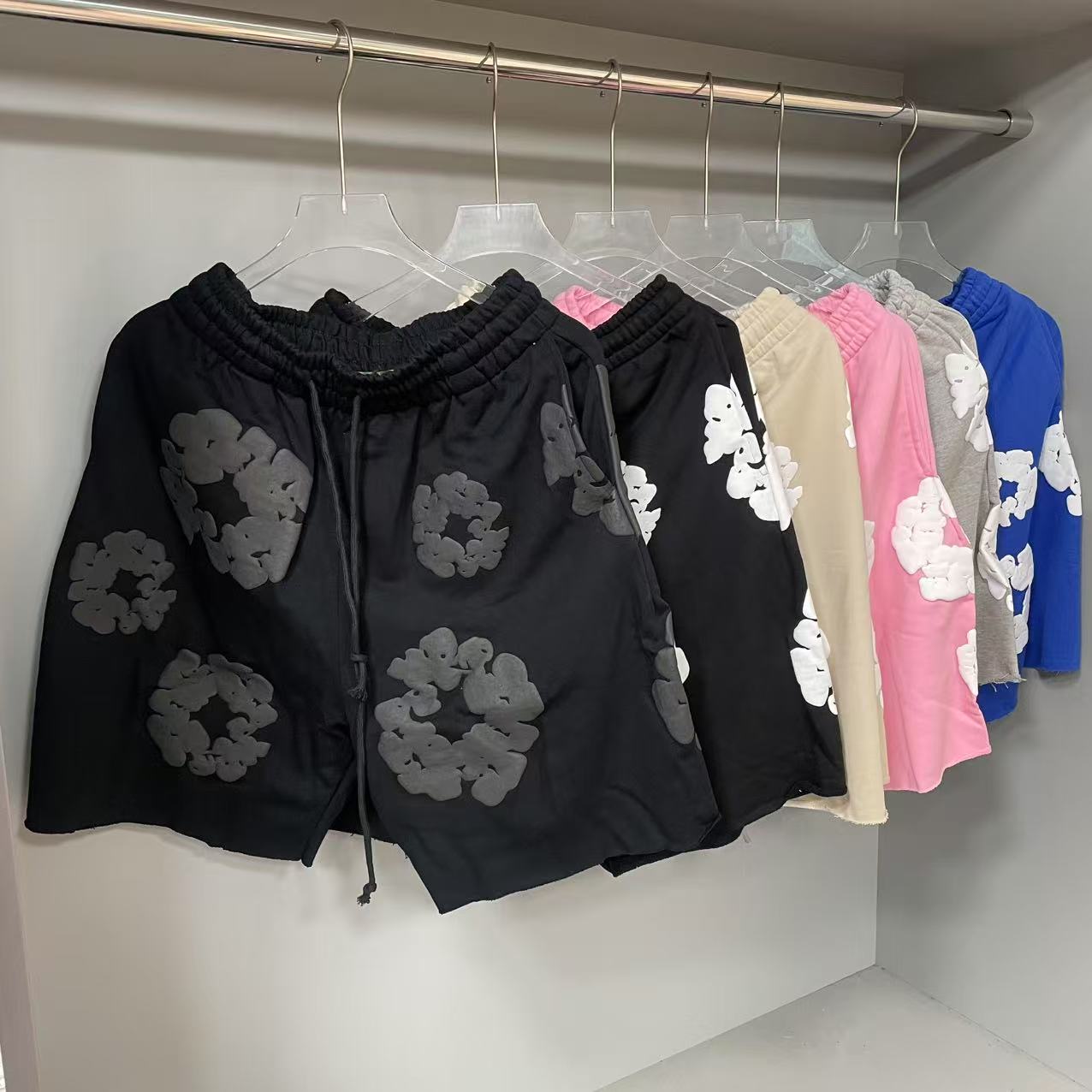 Denim Tears Cotton Wreath Sweatshorts - DesignerGu