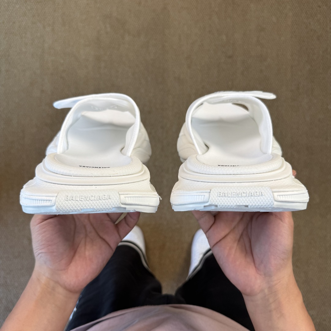 Balenciaga 3XL Slide Sandal 'White' - DesignerGu