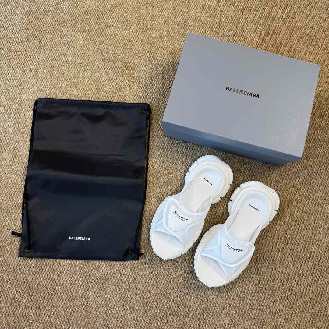 Balenciaga 3XL Slide Sandal 'White' - DesignerGu