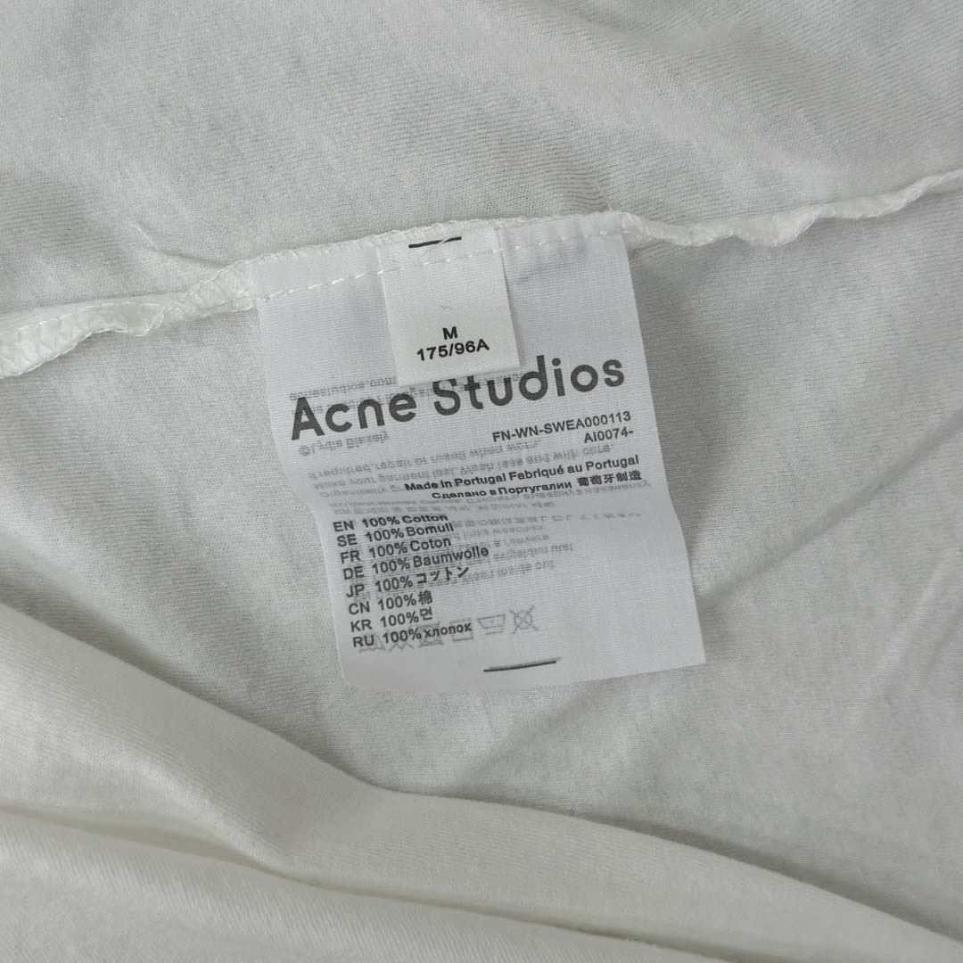 Acne Studios Logo T-shirt - Relaxed Fit - DesignerGu