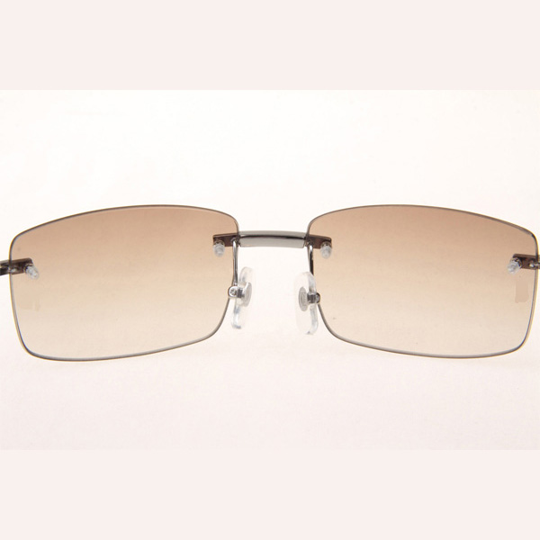 Cartier CT_3524012 Diamond White Mix Black Buffalo Eyeglasses In Silver Brown - DesignerGu