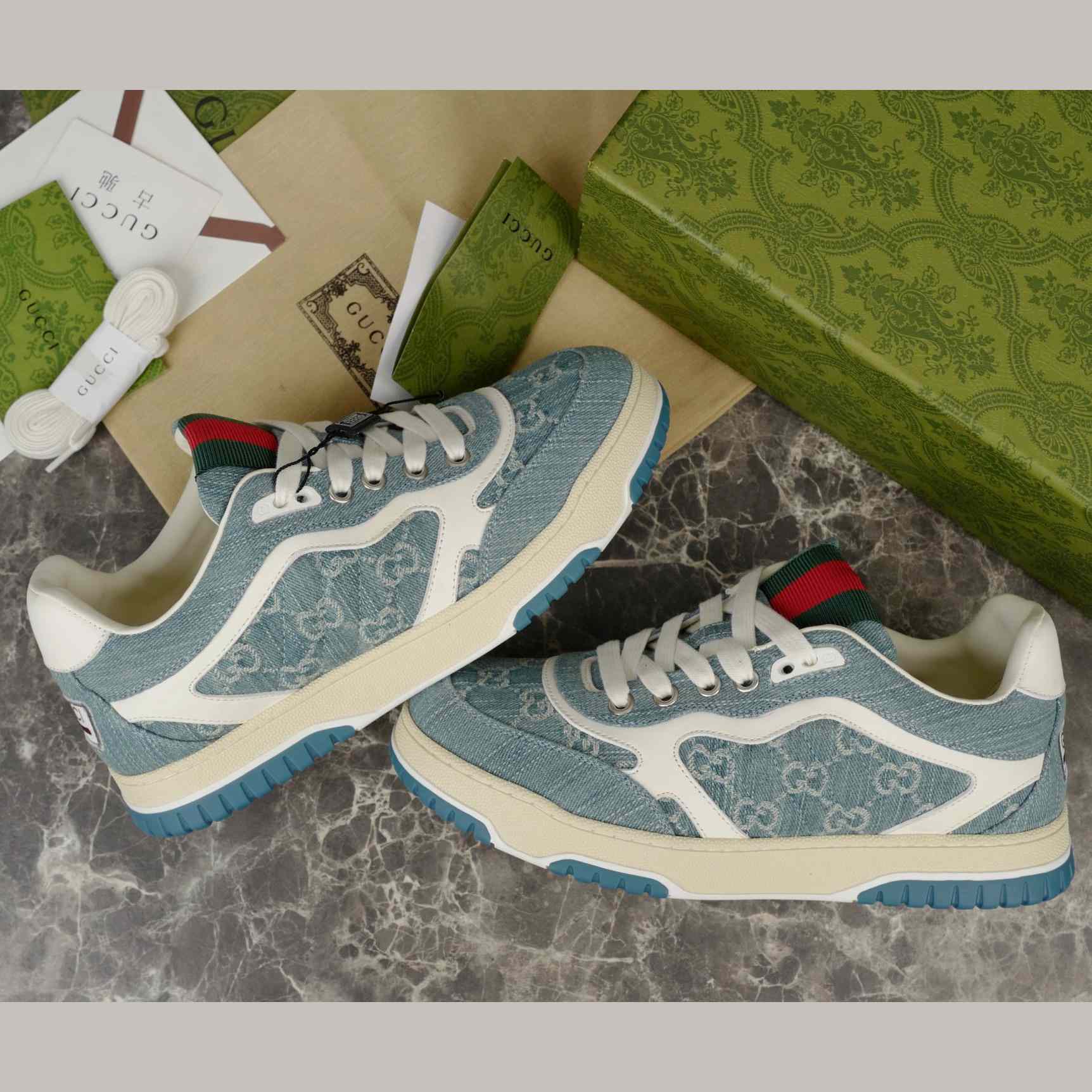 Gucci Re-Web Sneaker - DesignerGu