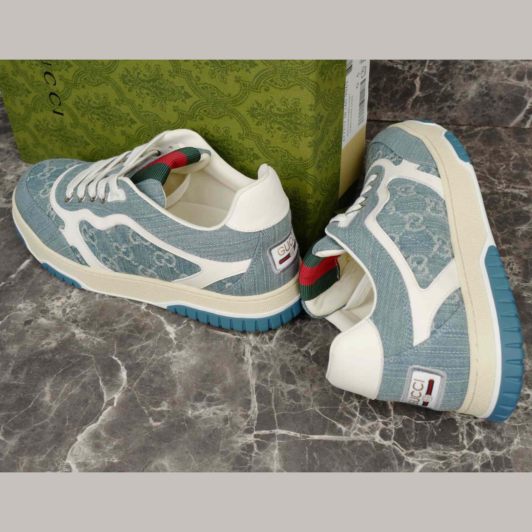 Gucci Re-Web Sneaker - DesignerGu