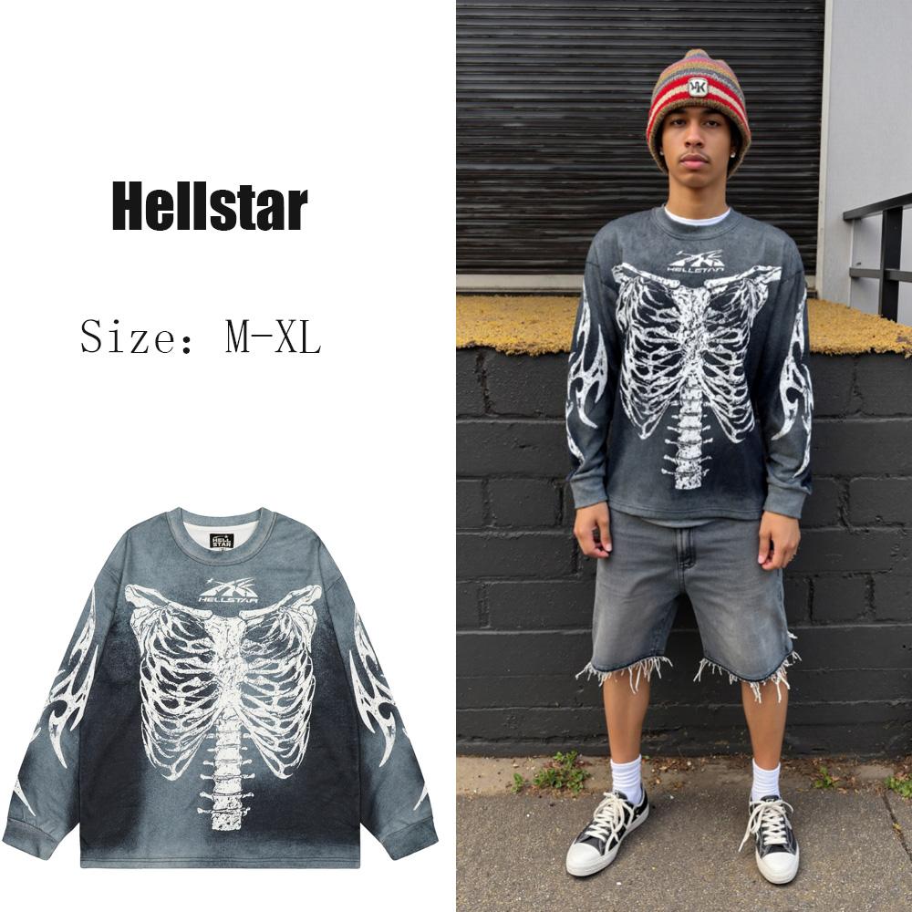 Hellstar Skeleton Long-Sleeve T-shirt - DesignerGu