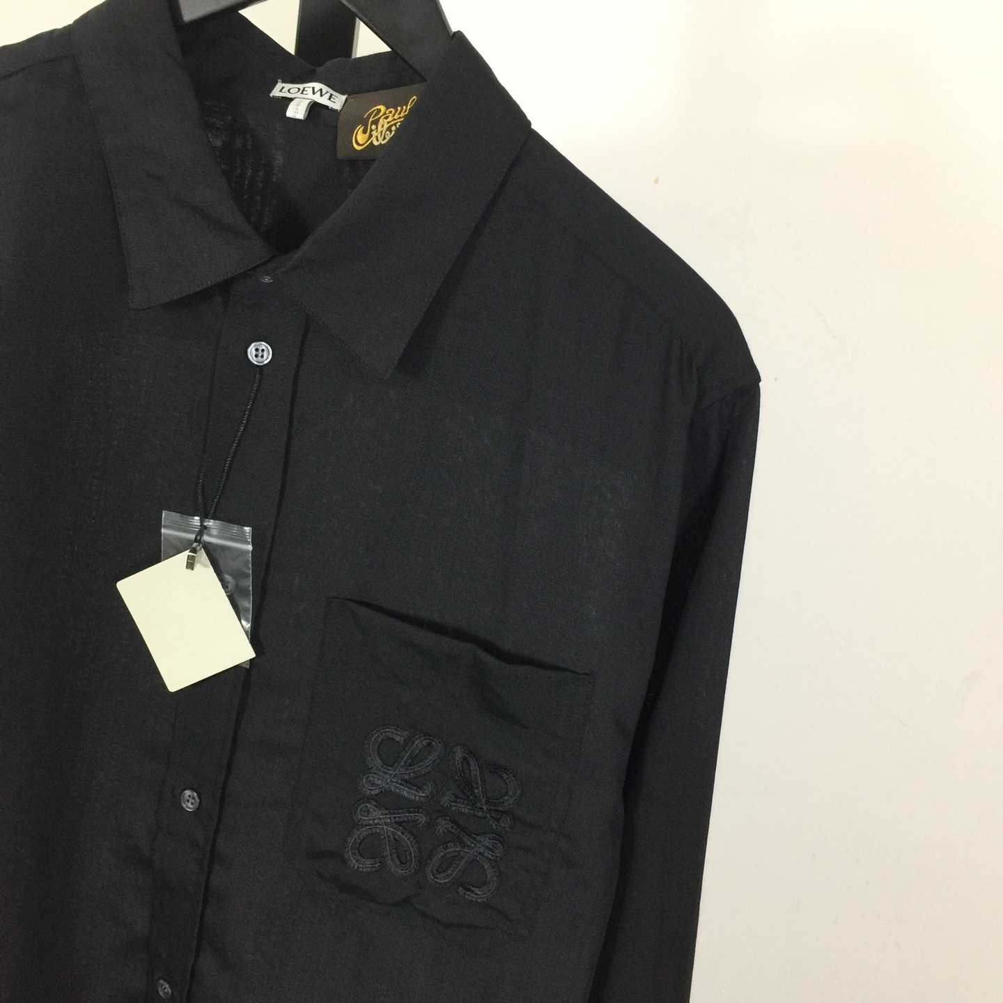 Loewe Shirt In Viscose And Linen - DesignerGu