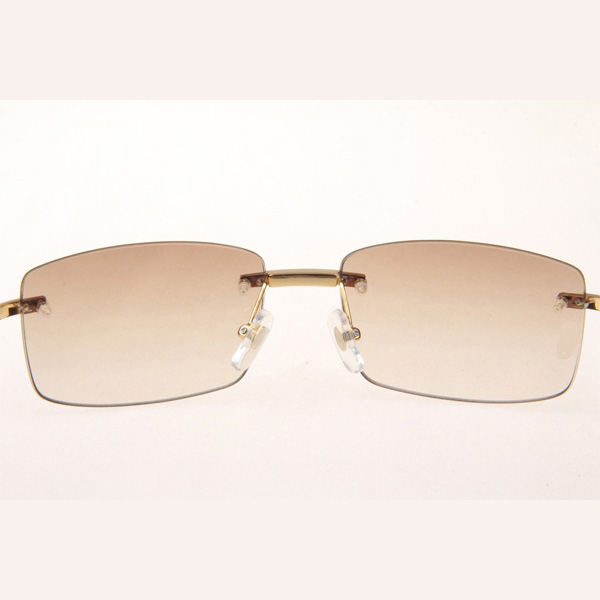 Cartier CT_3524012 Diamond White Mix Black Buffalo Eyeglasses In Gold Brown - DesignerGu