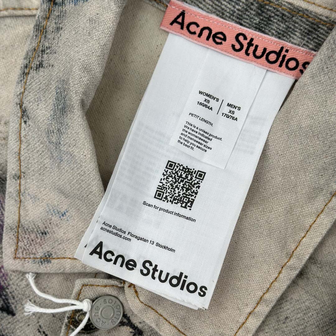 Acne Studios Jacket Trompe L'oeil Print - DesignerGu
