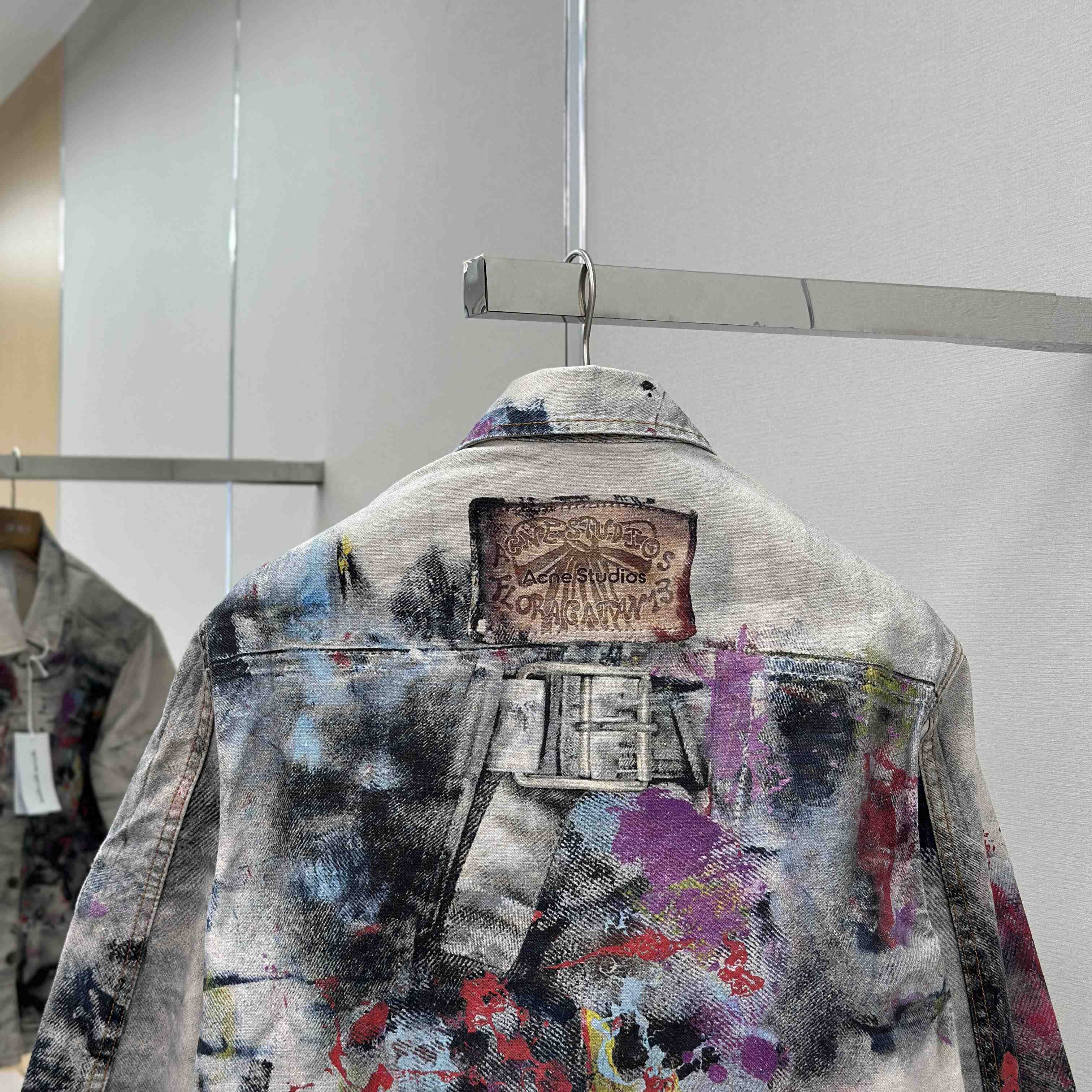 Acne Studios Jacket Trompe L'oeil Print - DesignerGu