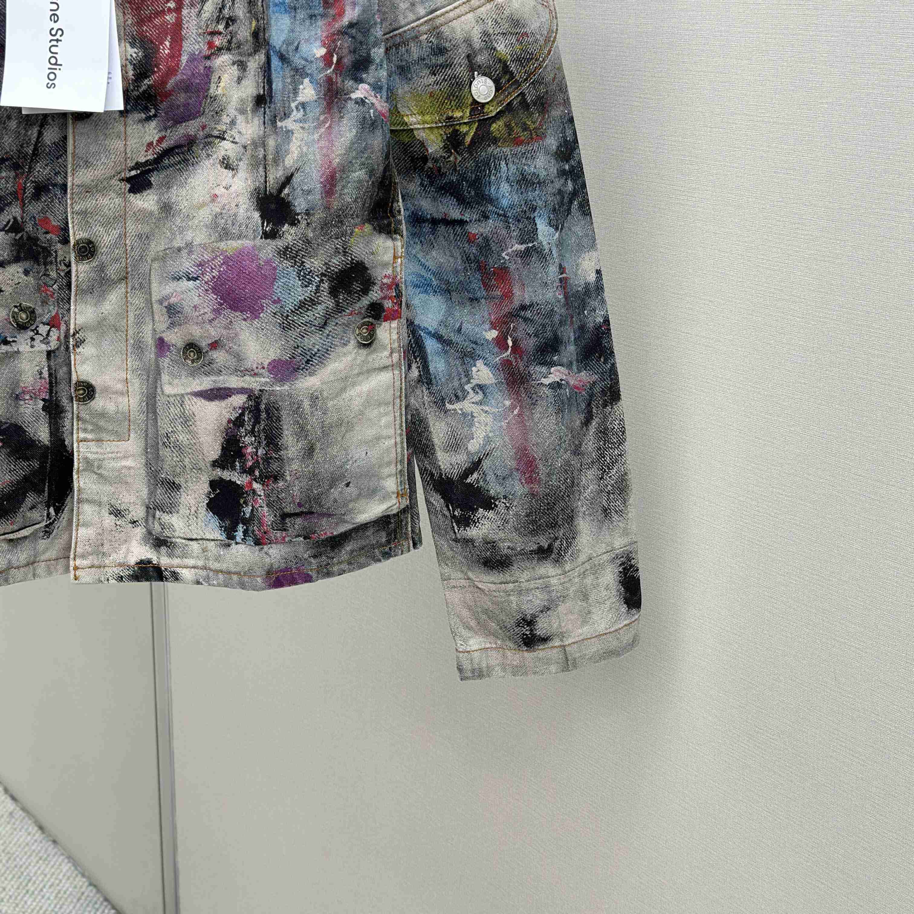 Acne Studios Jacket Trompe L'oeil Print - DesignerGu