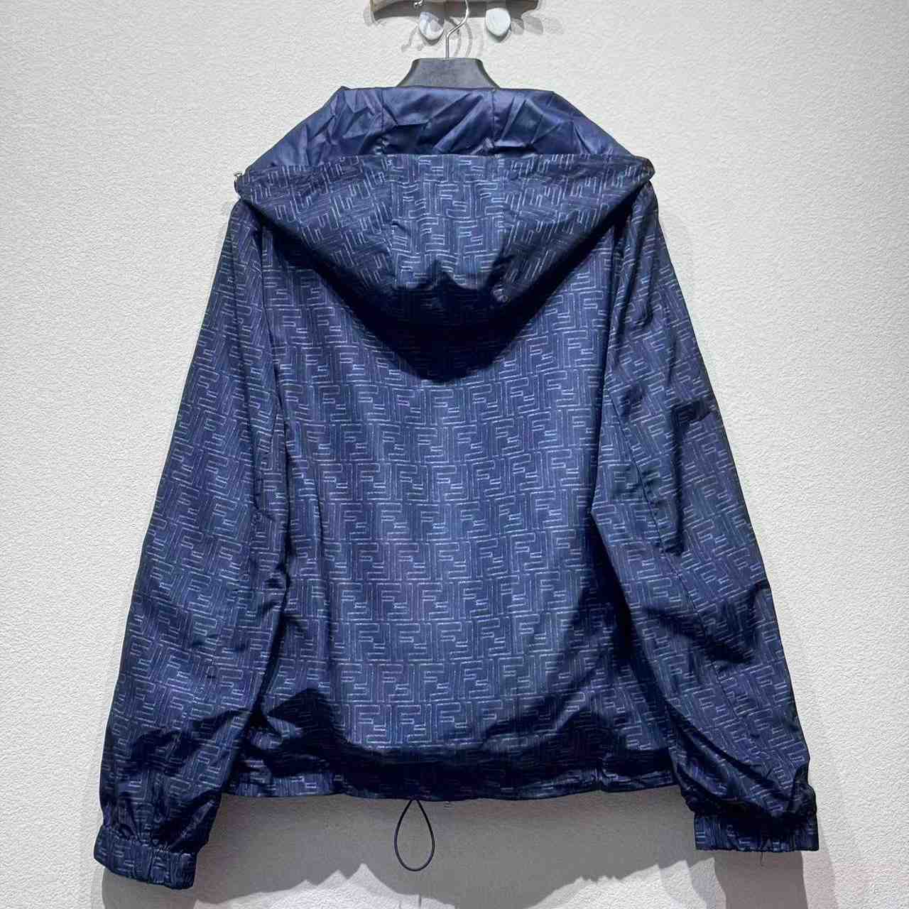 Fendi Blue FF Nylon Jacket - DesignerGu