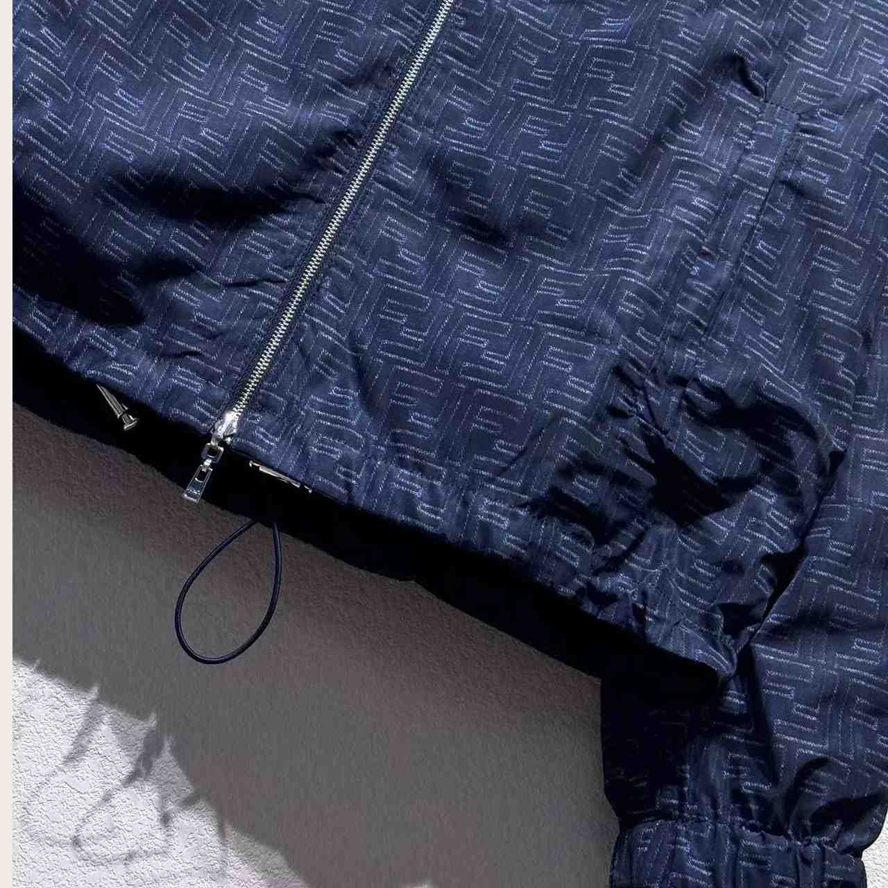 Fendi Blue FF Nylon Jacket - DesignerGu