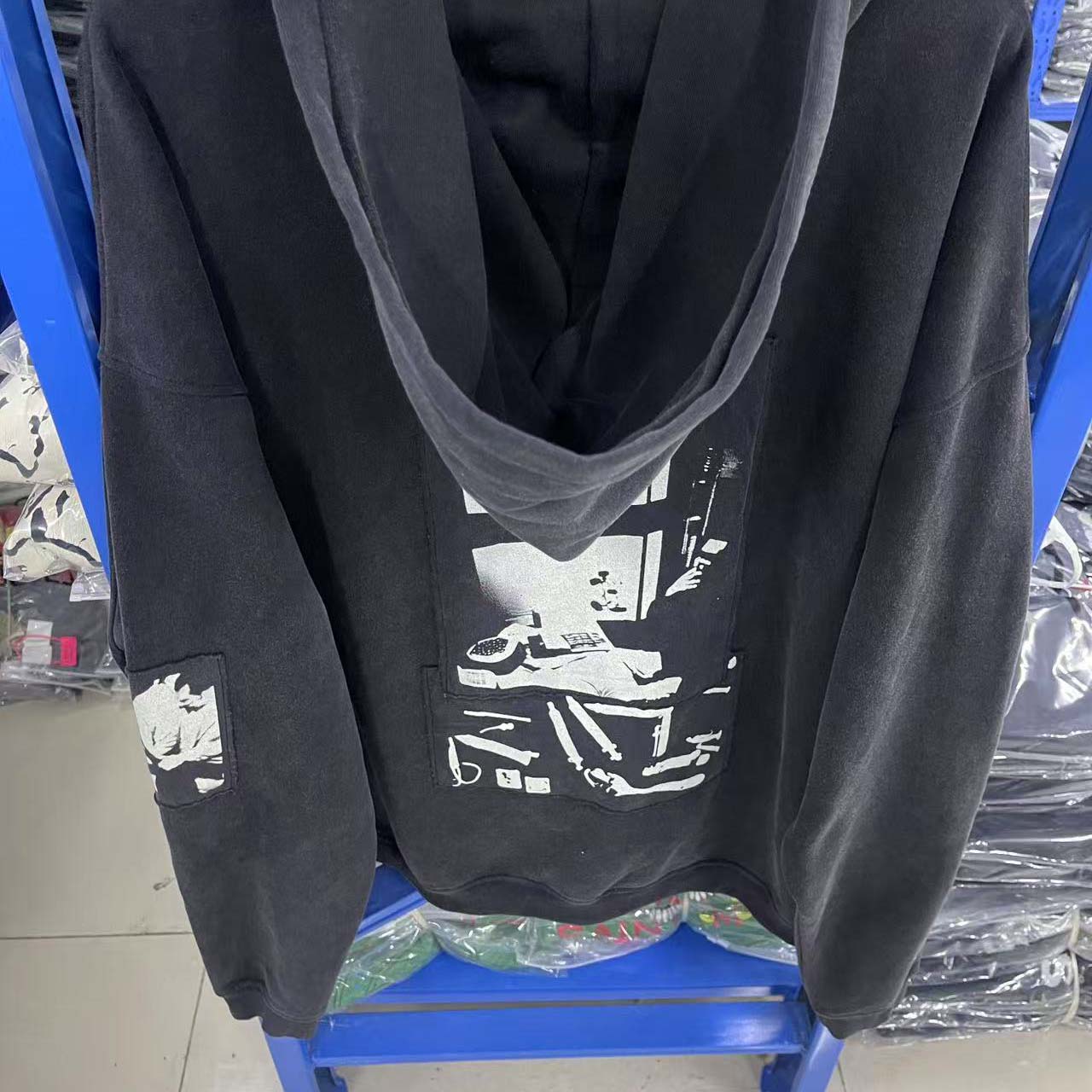 Enfants Riches Déprimés ERD Disarm Assemblage Zip Hoodie - DesignerGu