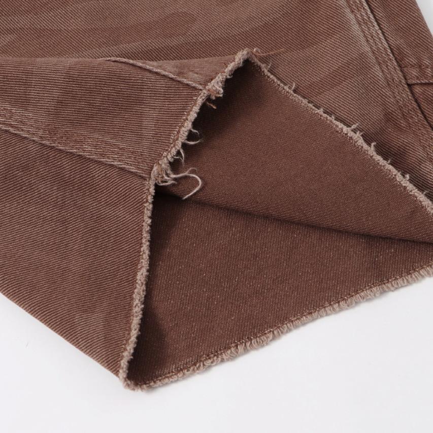 Hellstar Brown Camo Denim Shorts - DesignerGu