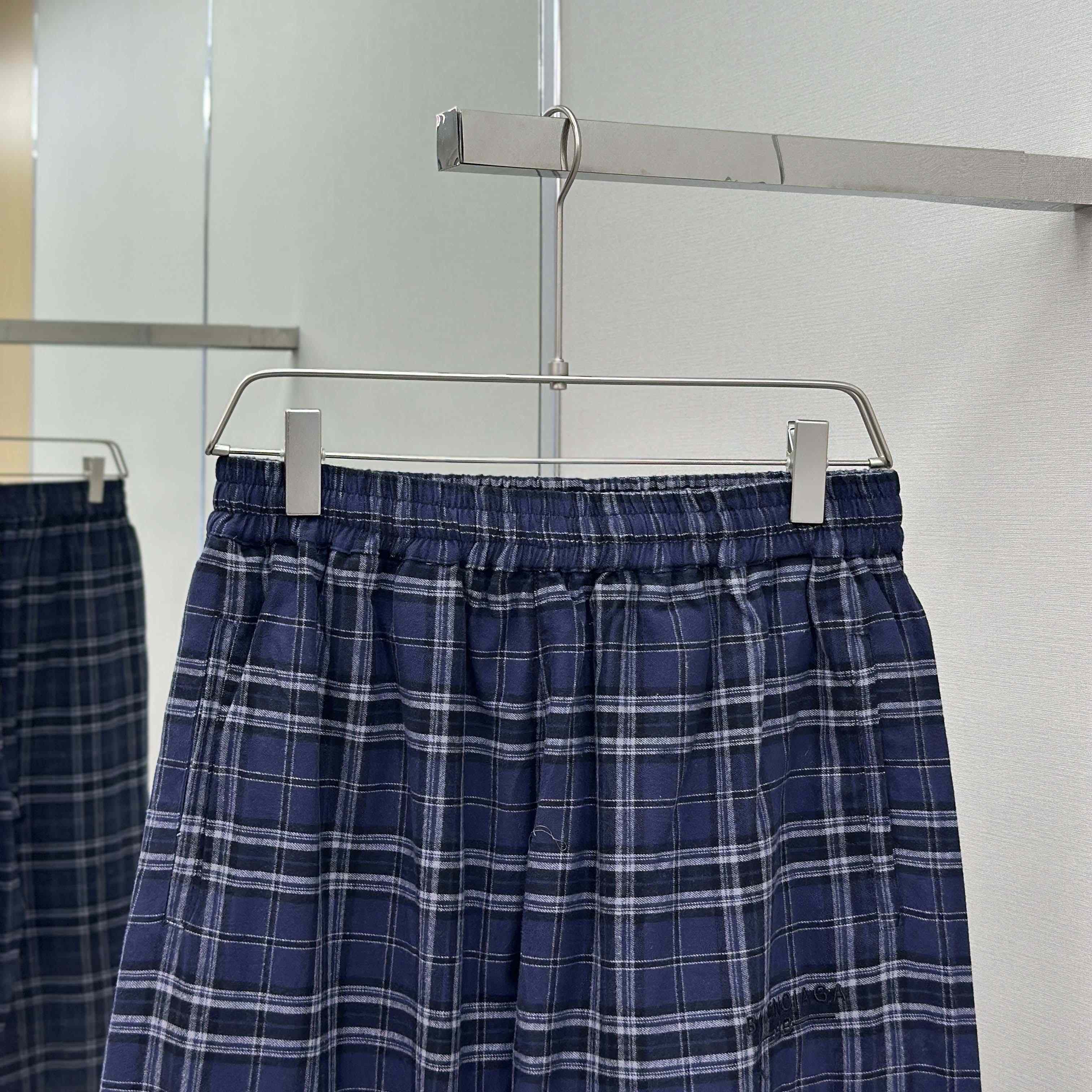 Balenciaga Check Tracksuit Pants - DesignerGu