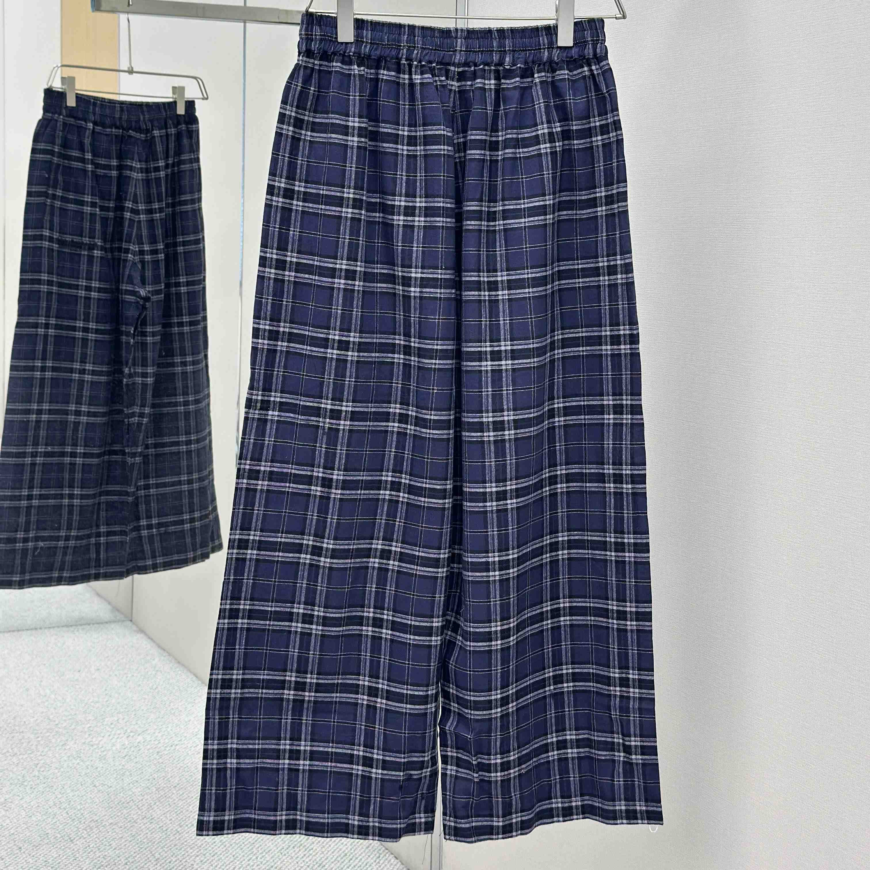 Balenciaga Check Tracksuit Pants - DesignerGu