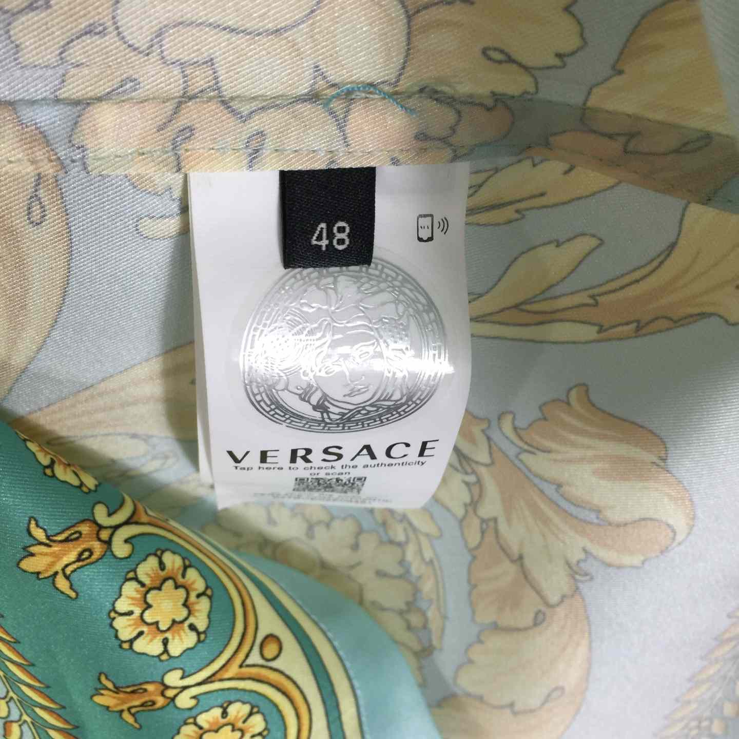 Versace Barocco Silk Shirt - DesignerGu