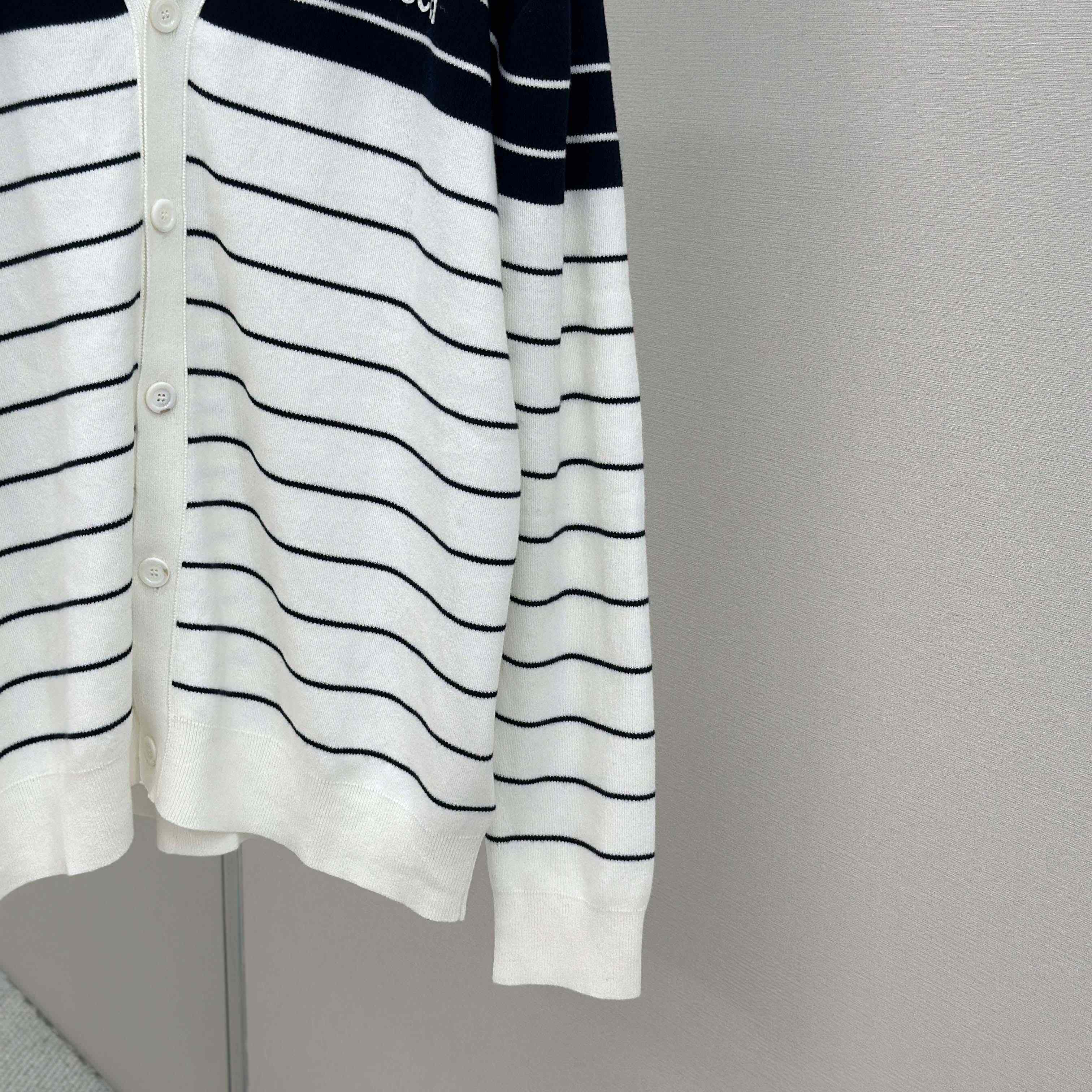 Gucci Cotton Cardigan With Embroidery - DesignerGu