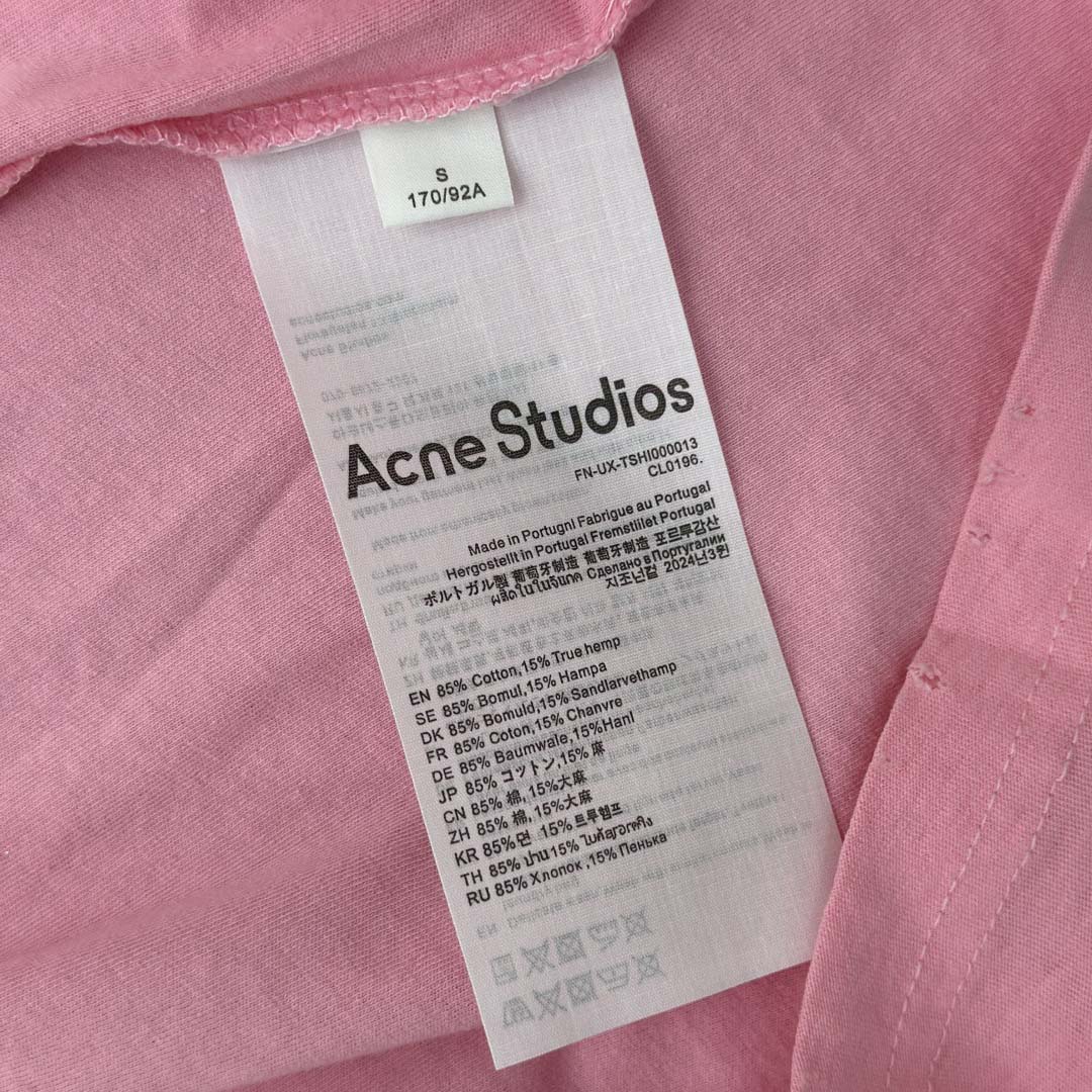 Acne Studios Logo T-shirt - Relaxed Fit - DesignerGu