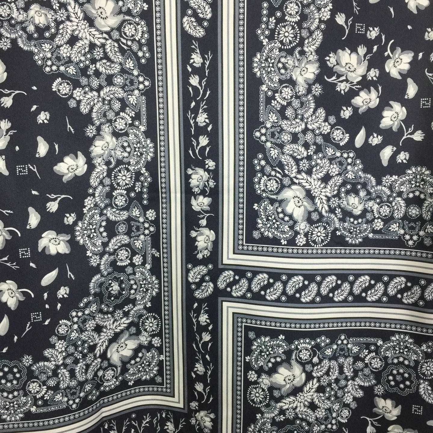 Fendi White And Blue Silk Shirt & Shorts - DesignerGu