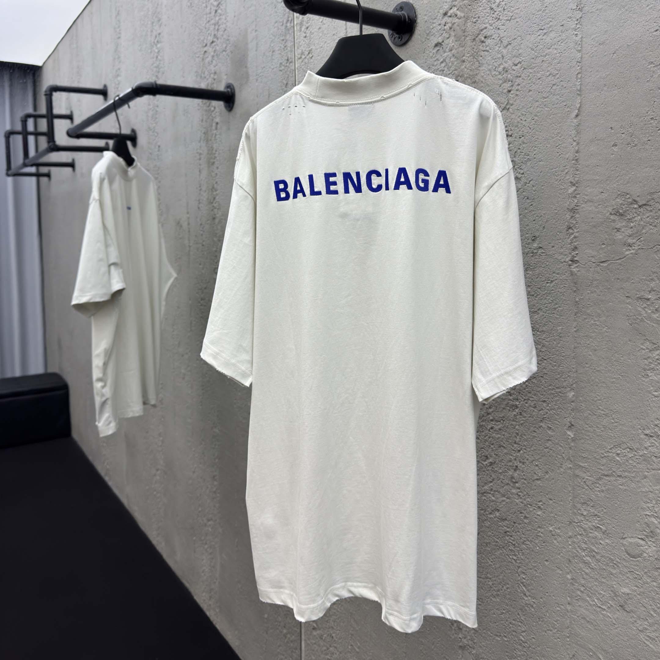 Balenciaga New Balenciaga Back T-Shirt Medium Fit  - DesignerGu