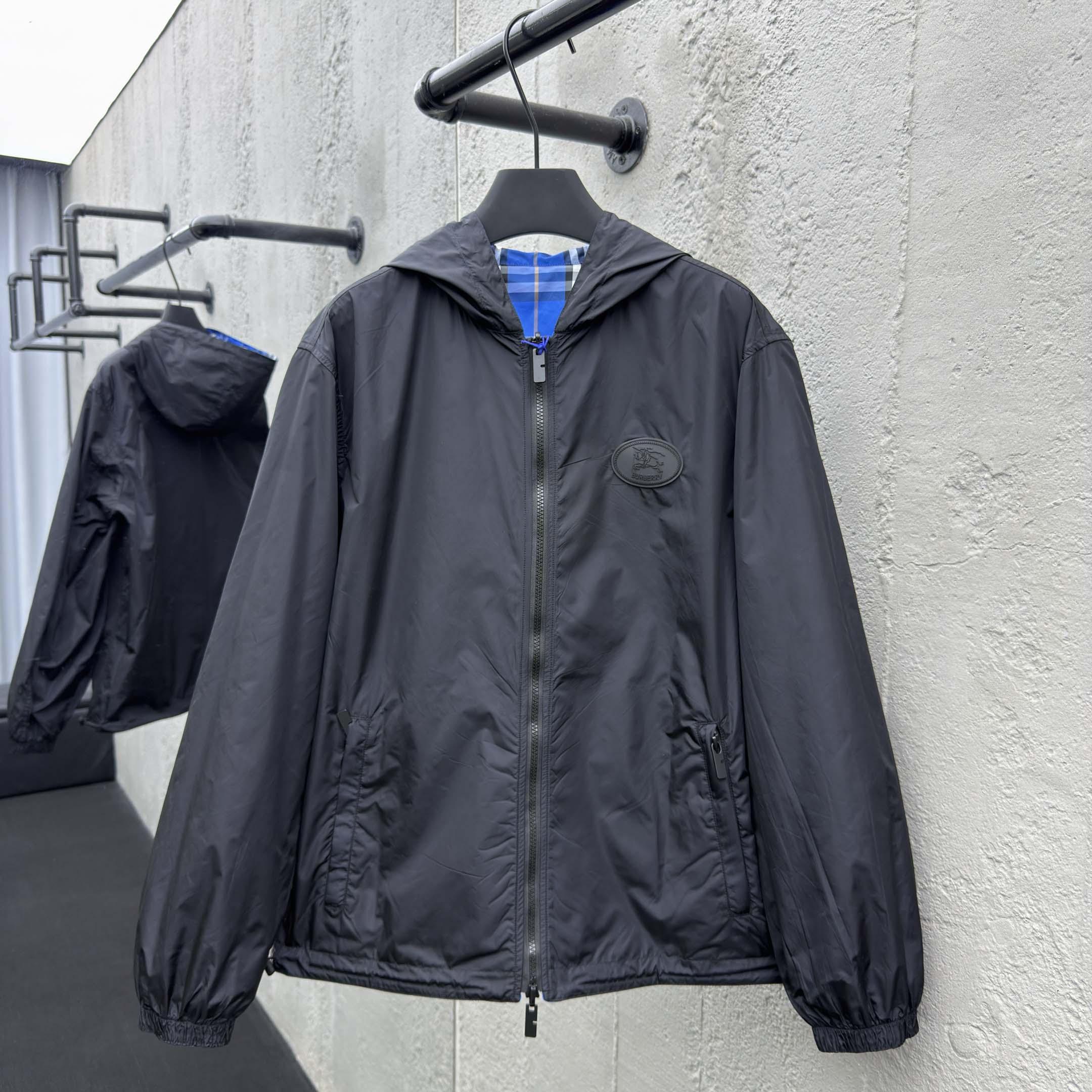 Burberry Reversible Check Hooded Jacket - DesignerGu