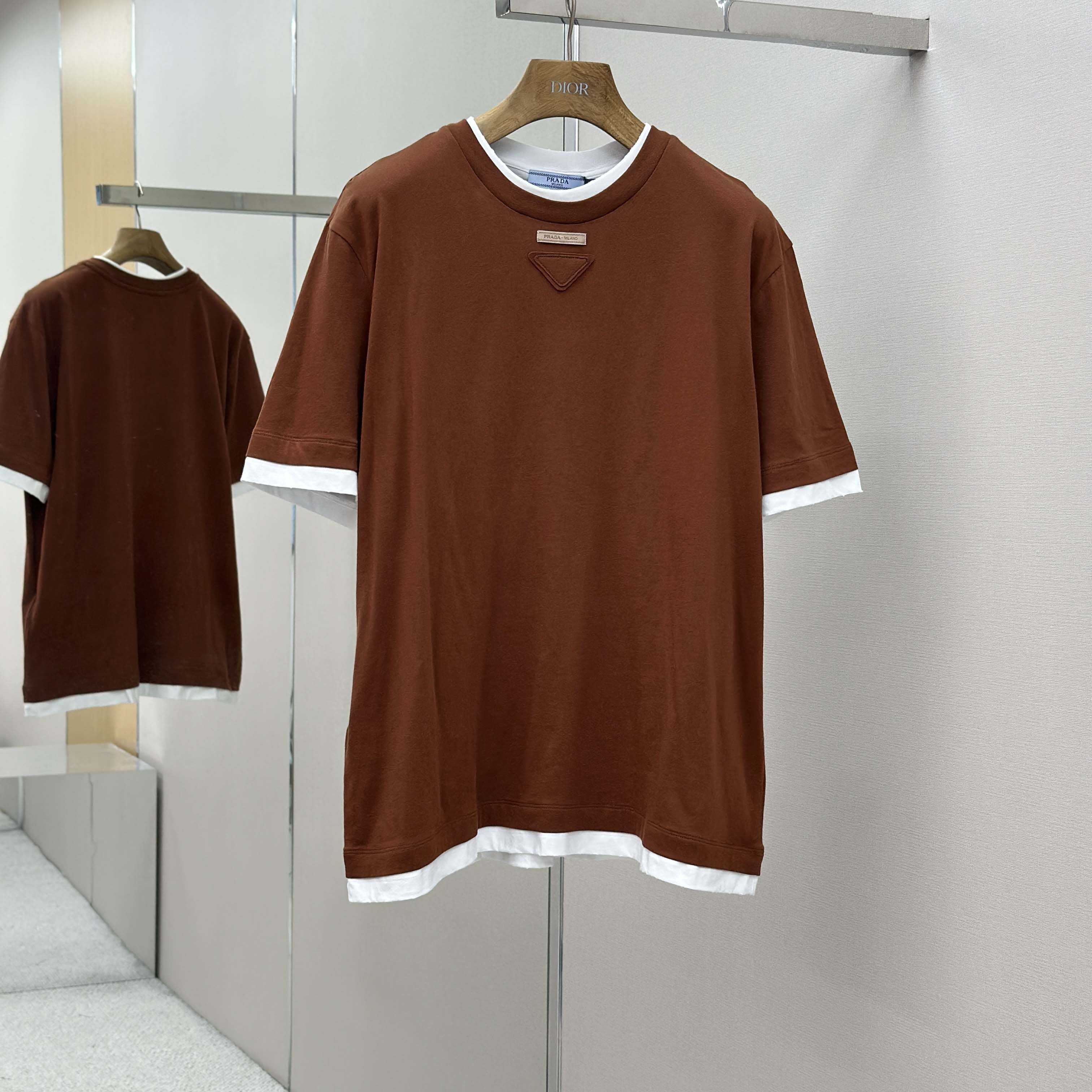 Prada Cotton jersey T-shirt - DesignerGu