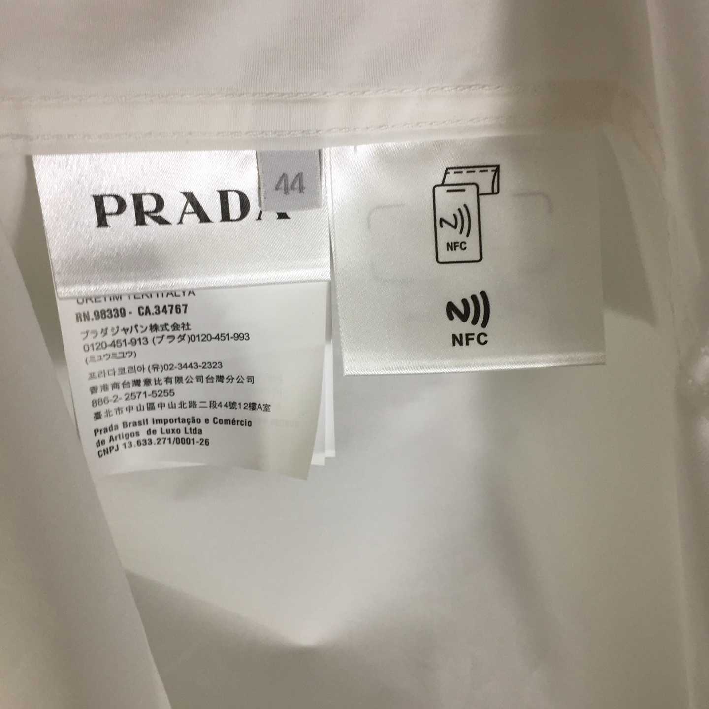 Prada Poplin Shirt - DesignerGu
