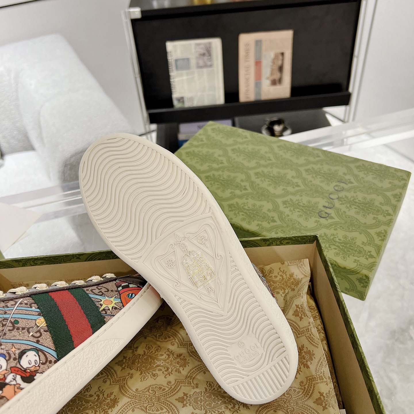 Disney x Gucci Ace 'Huey, Dewey and Louie' - DesignerGu