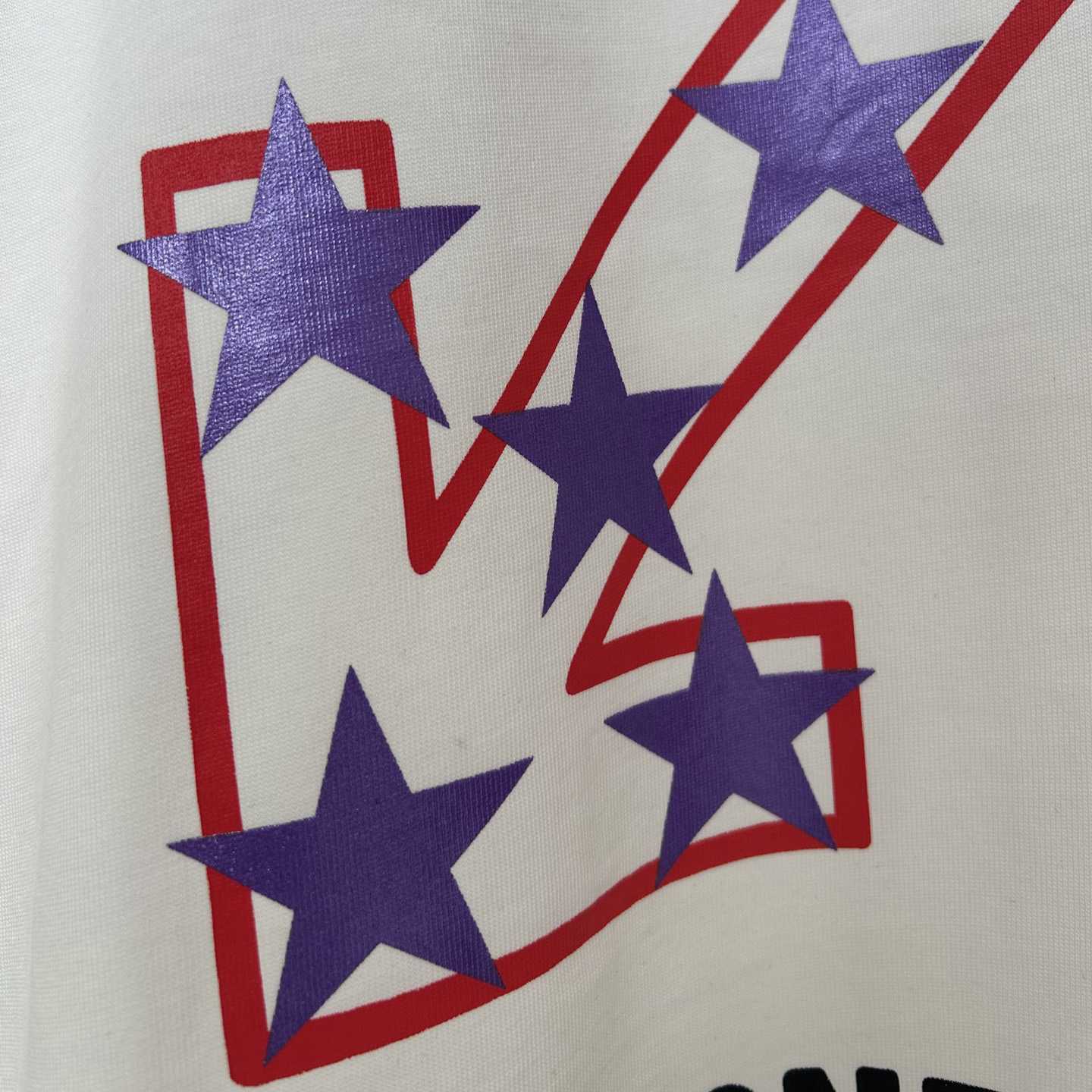 Off-White White Starry Arrow T-Shirt - DesignerGu