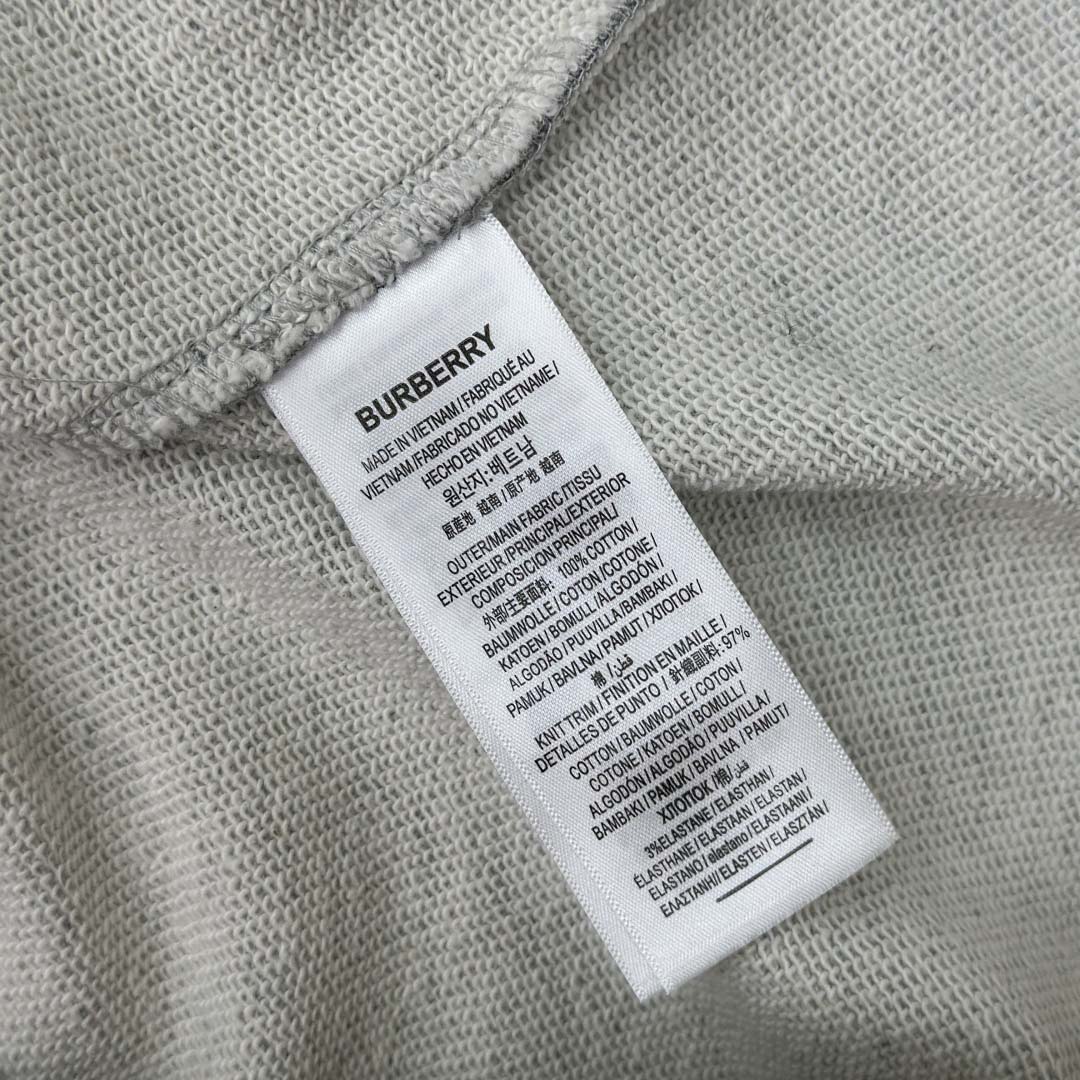 Burberry Check Trim Cotton Hoodie - DesignerGu