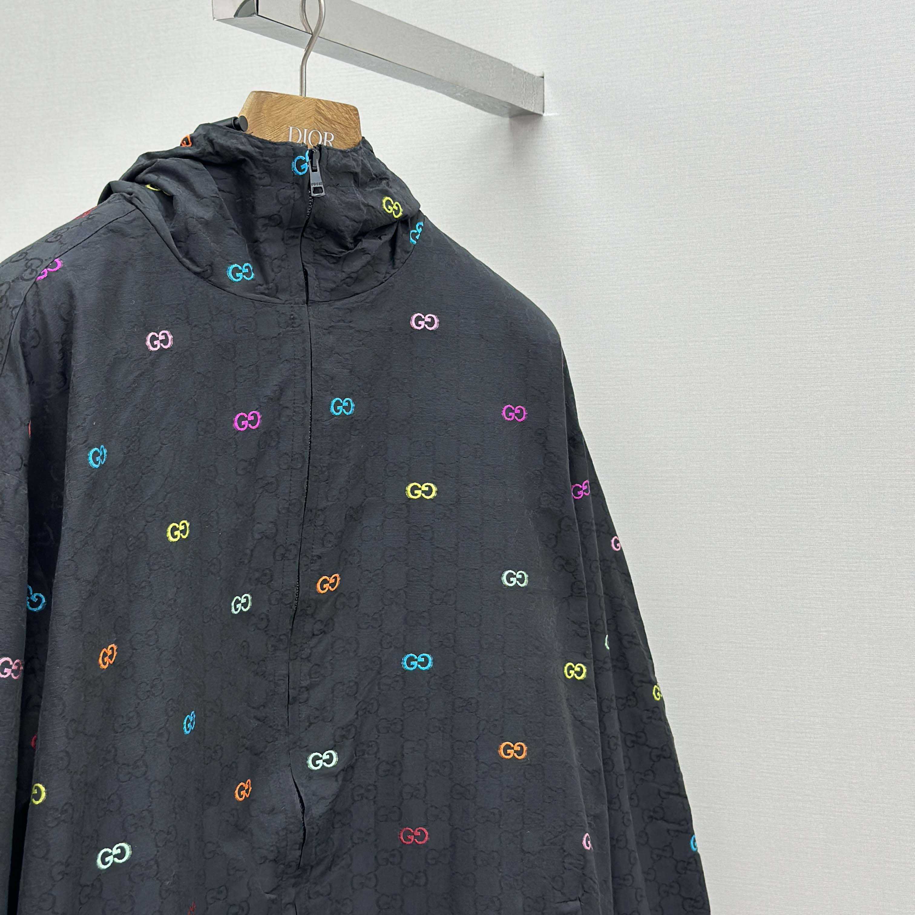 Gucci GG Cotton Ripstop Zip Jacket  - DesignerGu