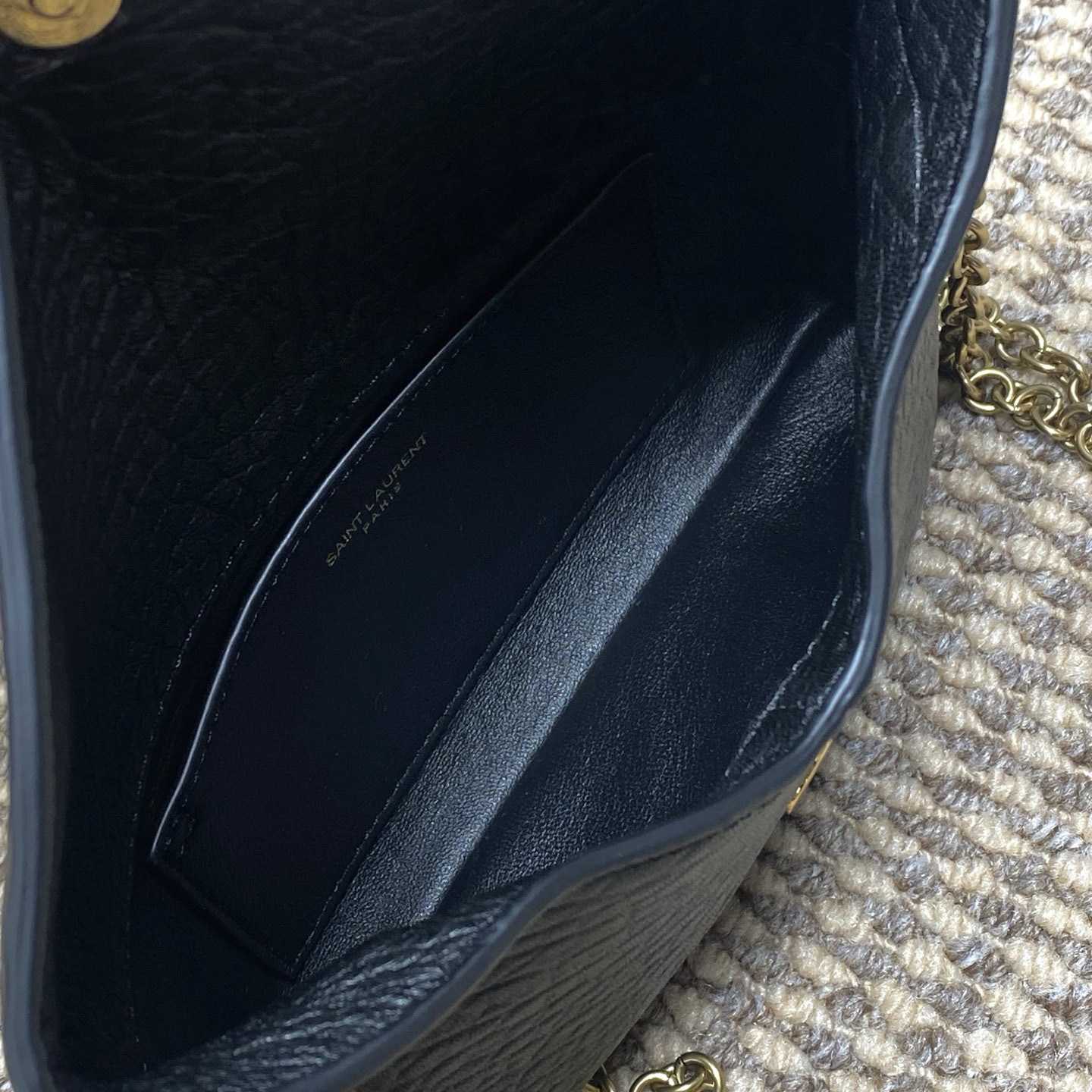 Saint Laurent Cassandre Chain Pouch In Lambskin - DesignerGu