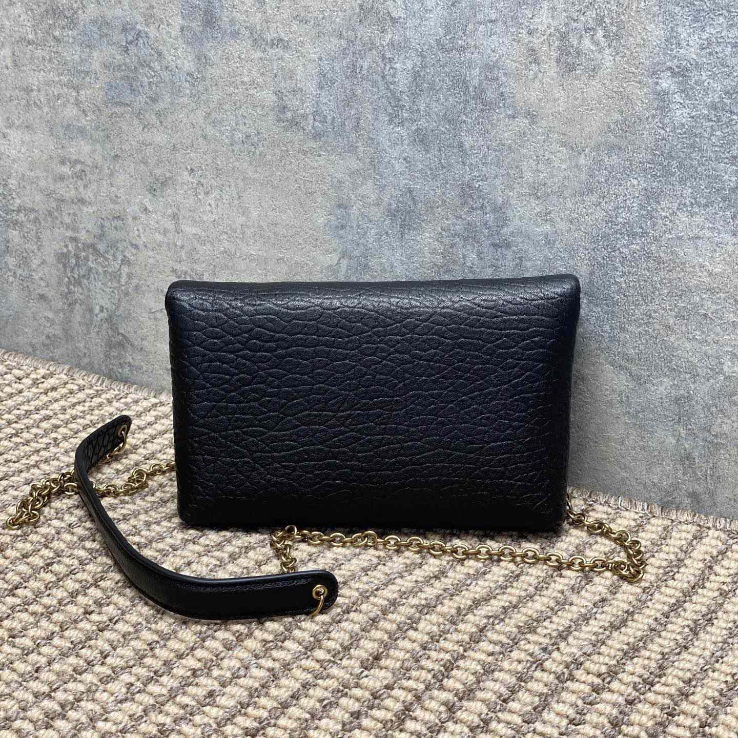 Saint Laurent Cassandre Chain Pouch In Lambskin - DesignerGu