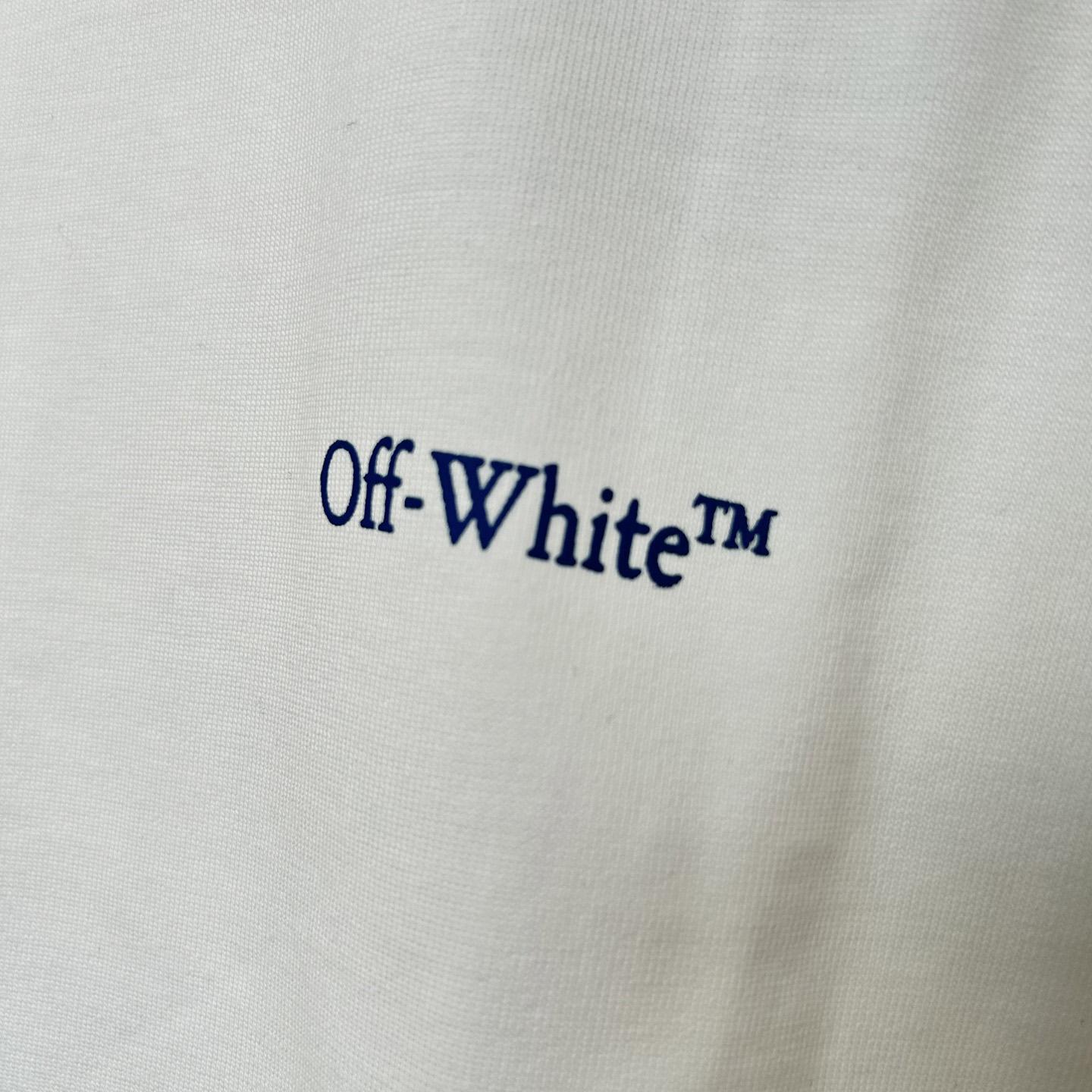 Off-White White Barber Arrow T-Shirt - DesignerGu