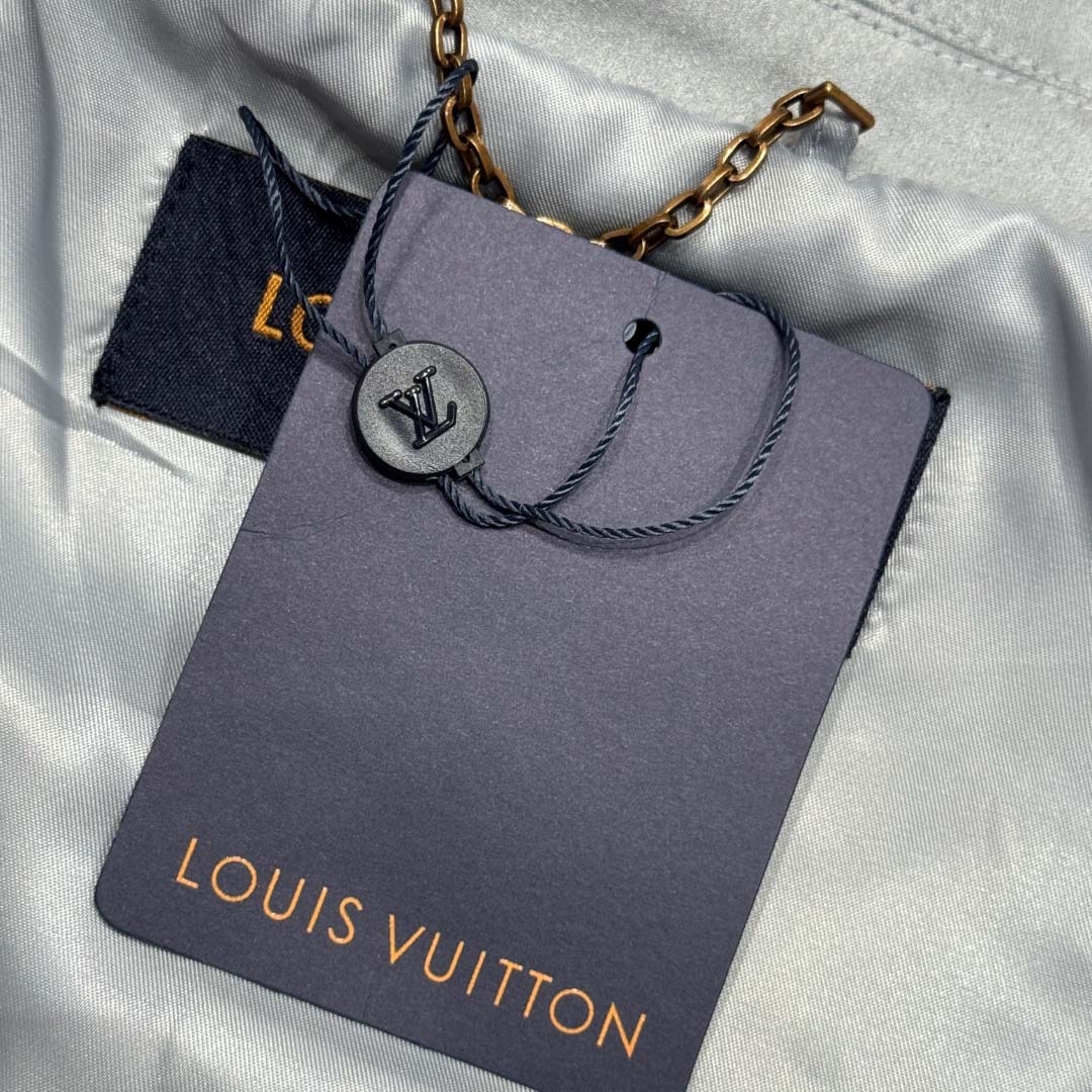 Louis Vuitton Suede Leather Type II Trucker Jacket   1AHVLO - DesignerGu