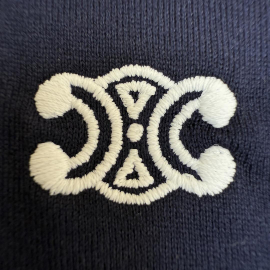 Celine Triomphe Regular T-shirt In Cotton Jersey - DesignerGu